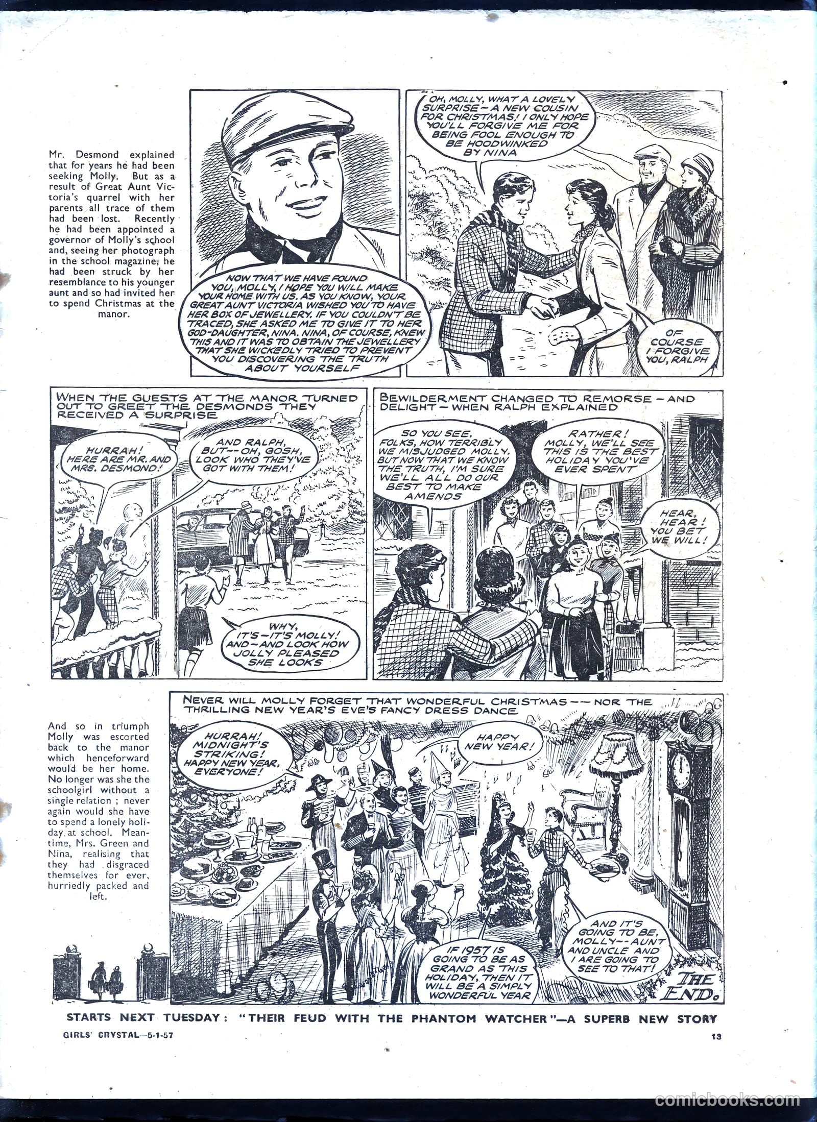 Girls' Crystal #1109 (1957) — page 13 of 24
