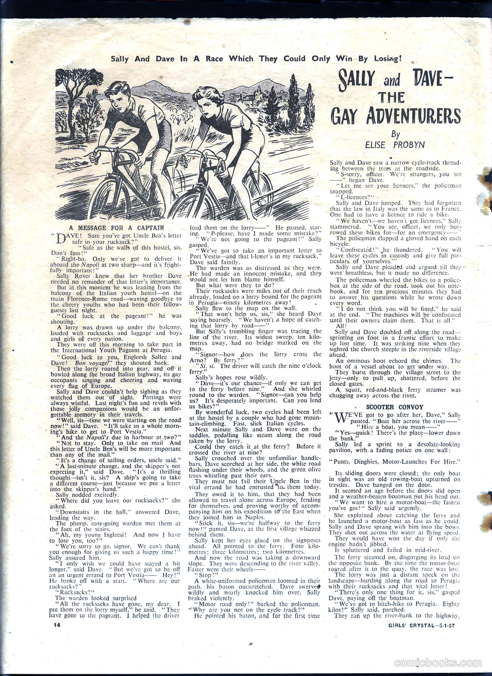 Girls' Crystal #1109 (1957) — page 14 of 24