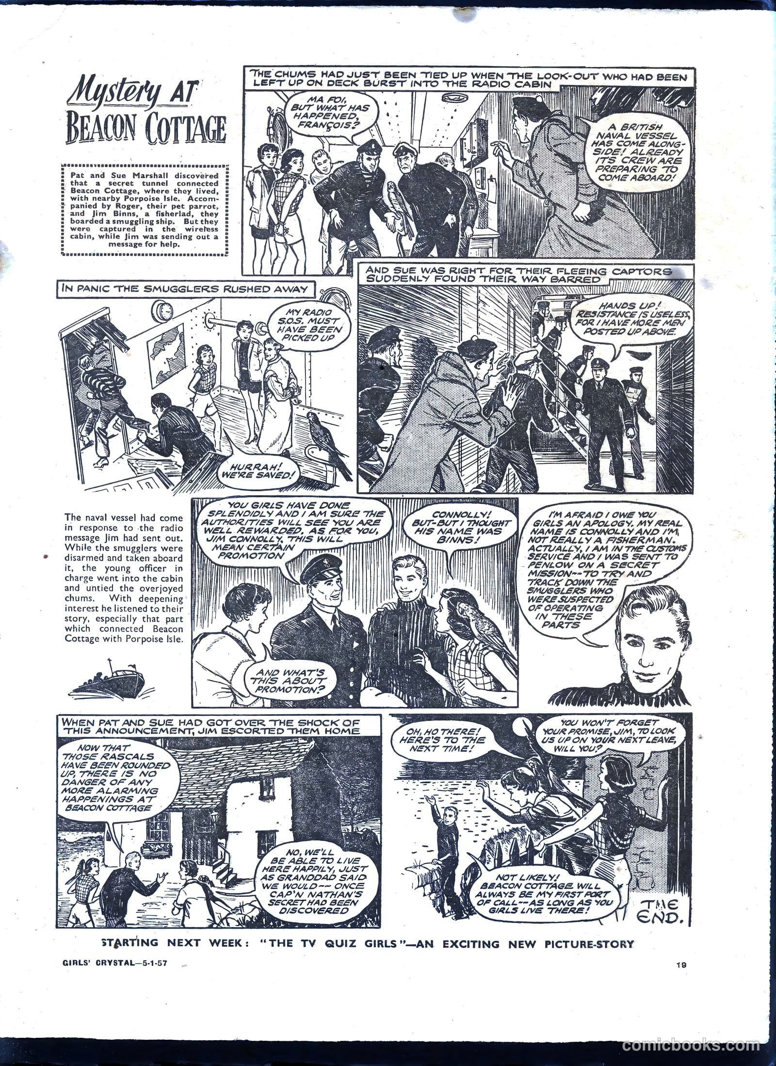 Girls' Crystal #1109 (1957) — page 19 of 24