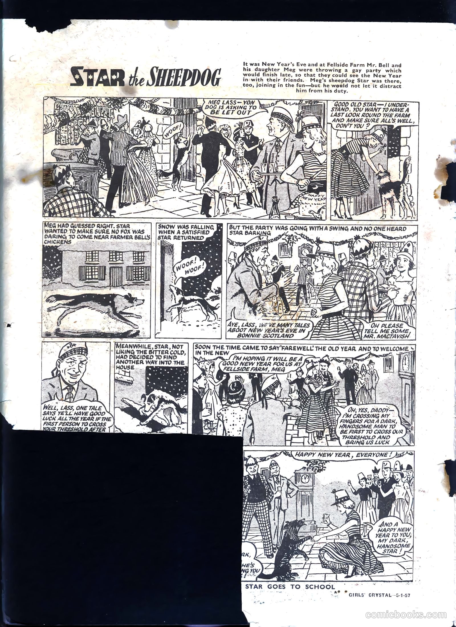 Girls' Crystal #1109 (1957) — page 24 of 24