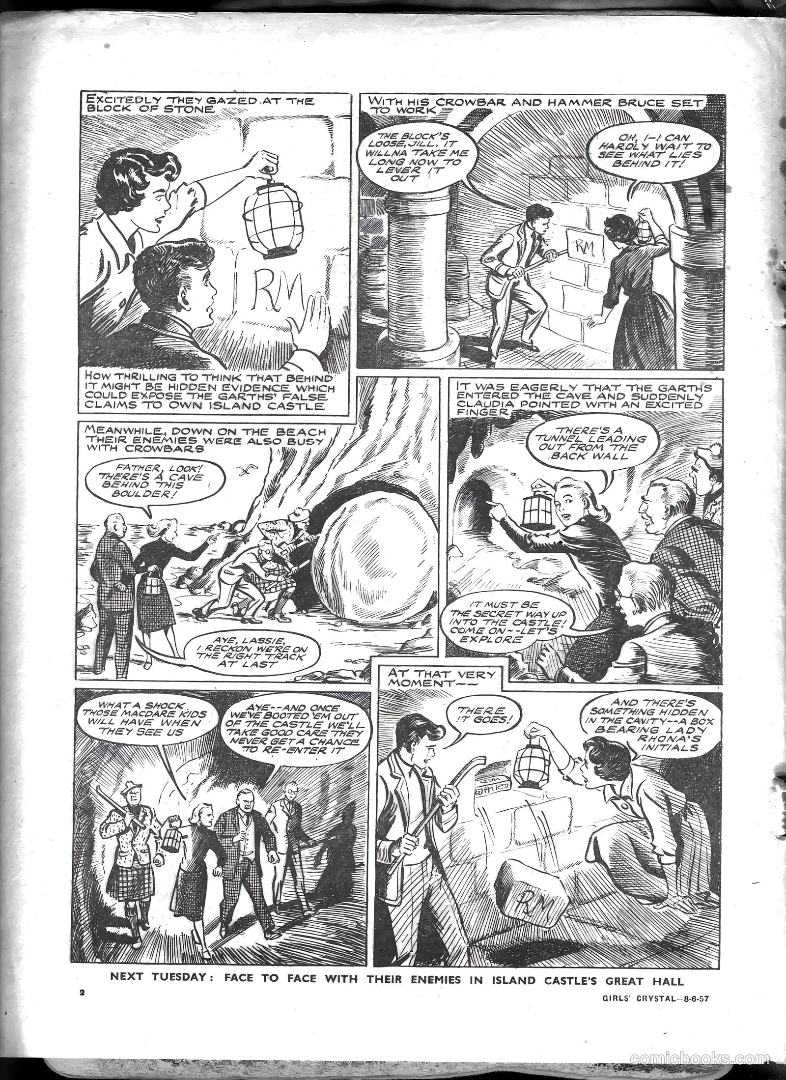 Girls' Crystal #1129 (1957) — page 2 of 24