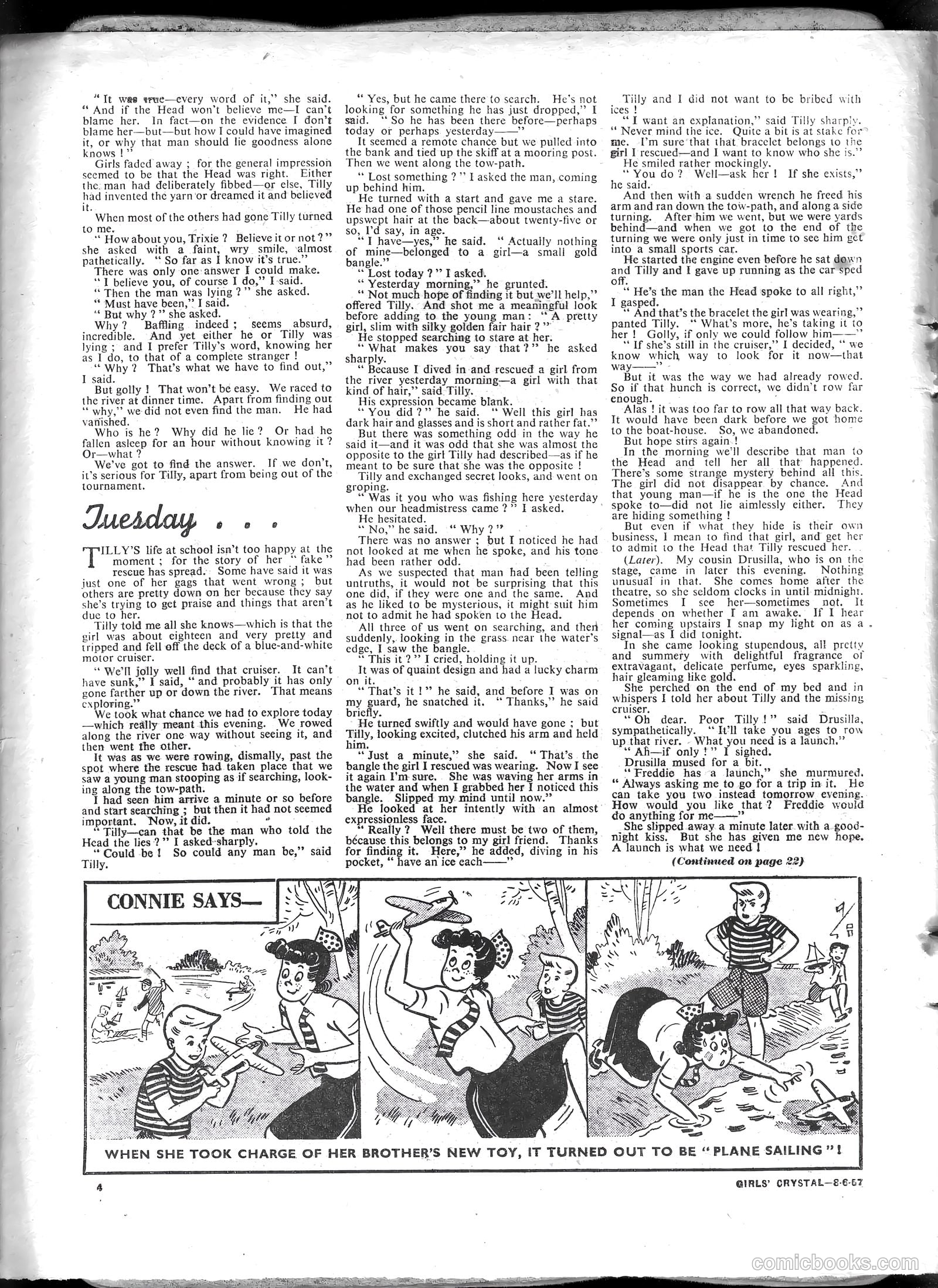 Girls' Crystal #1129 (1957) — page 4 of 24