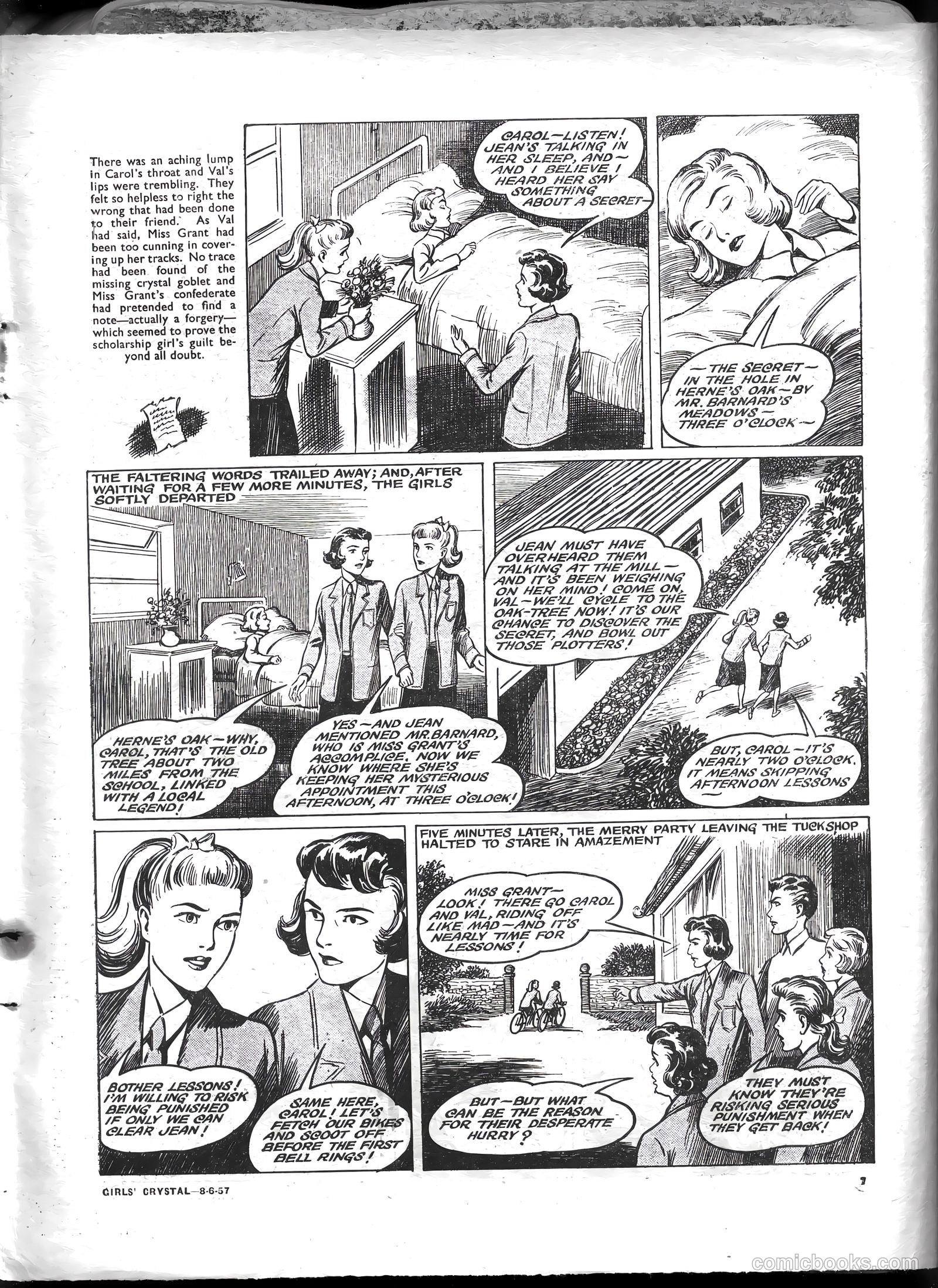 Girls' Crystal #1129 (1957) — page 7 of 24