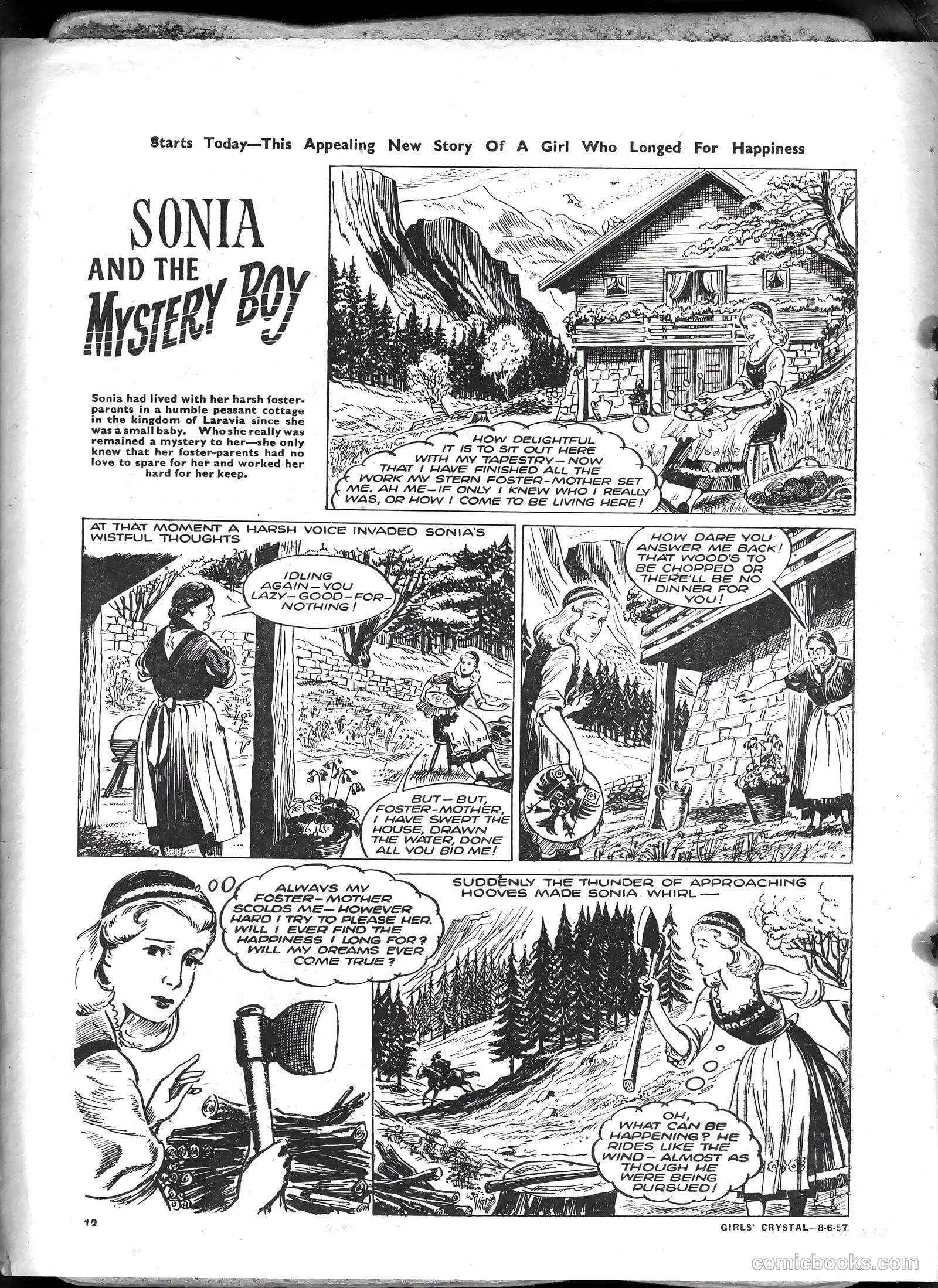 Girls' Crystal #1129 (1957) — page 12 of 24