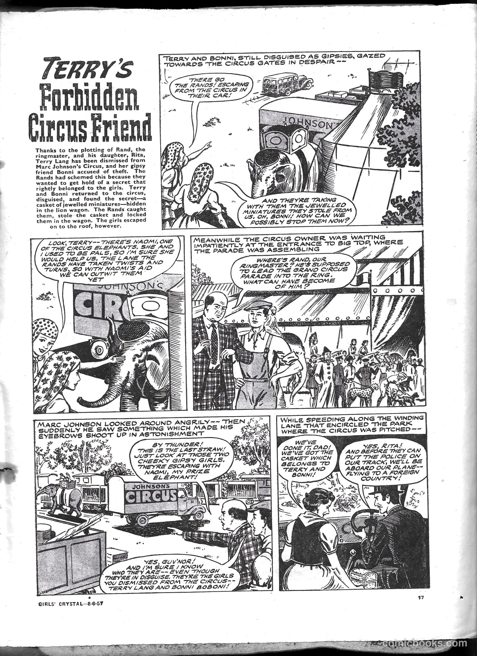 Girls' Crystal #1129 (1957) — page 17 of 24
