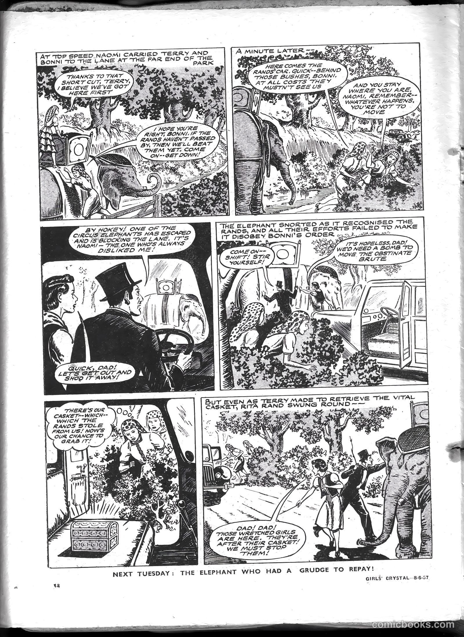 Girls' Crystal #1129 (1957) — page 18 of 24