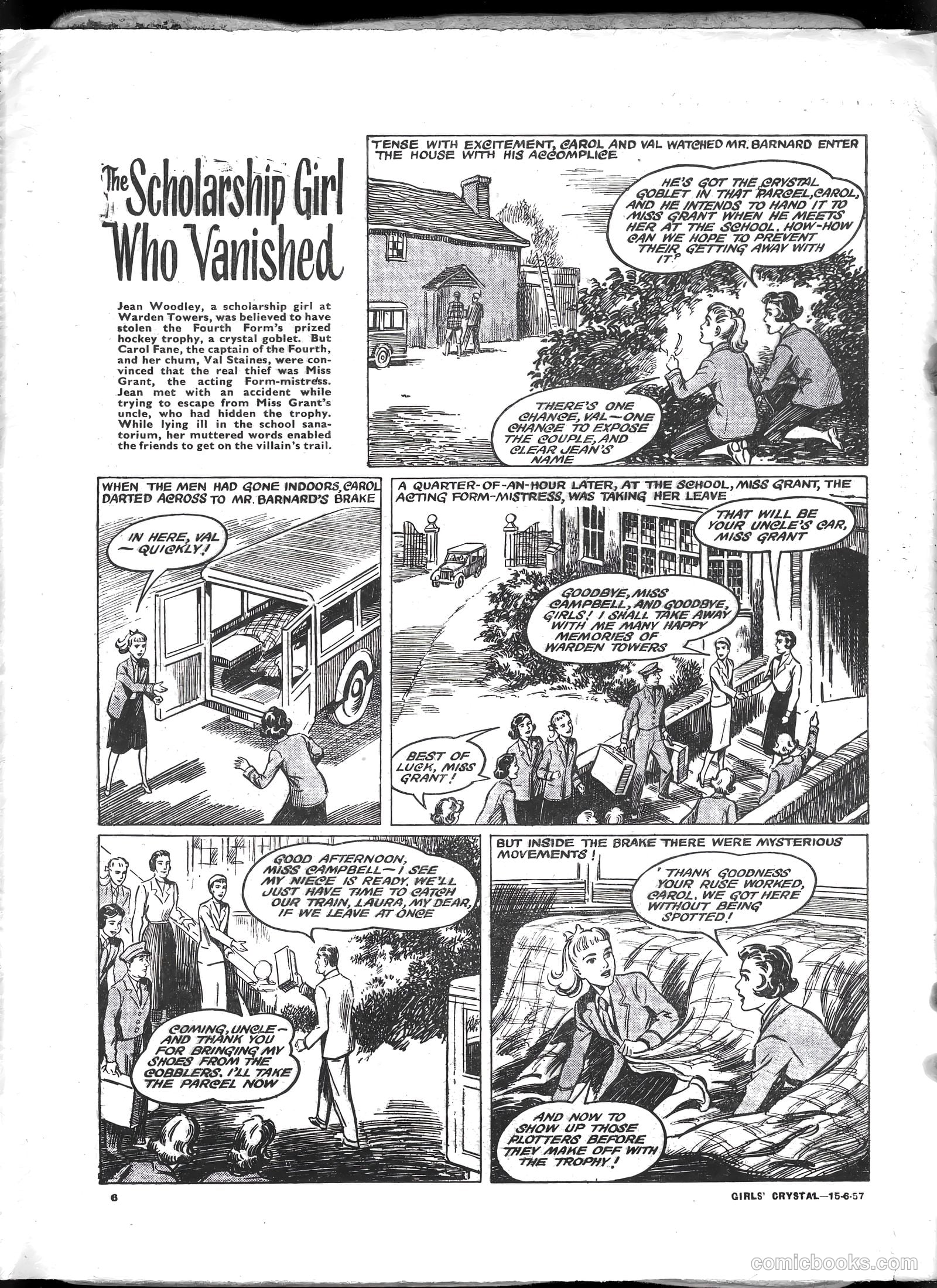 Girls' Crystal #1130 (1957) — page 6 of 20