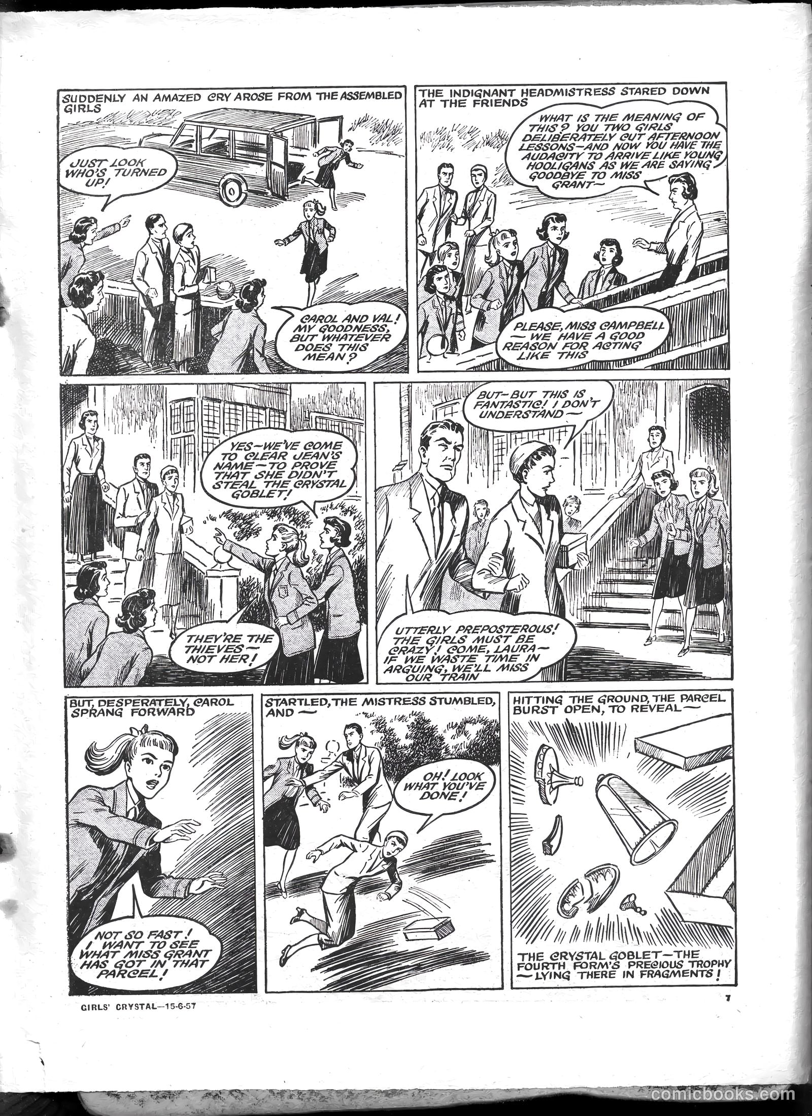 Girls' Crystal #1130 (1957) — page 7 of 20