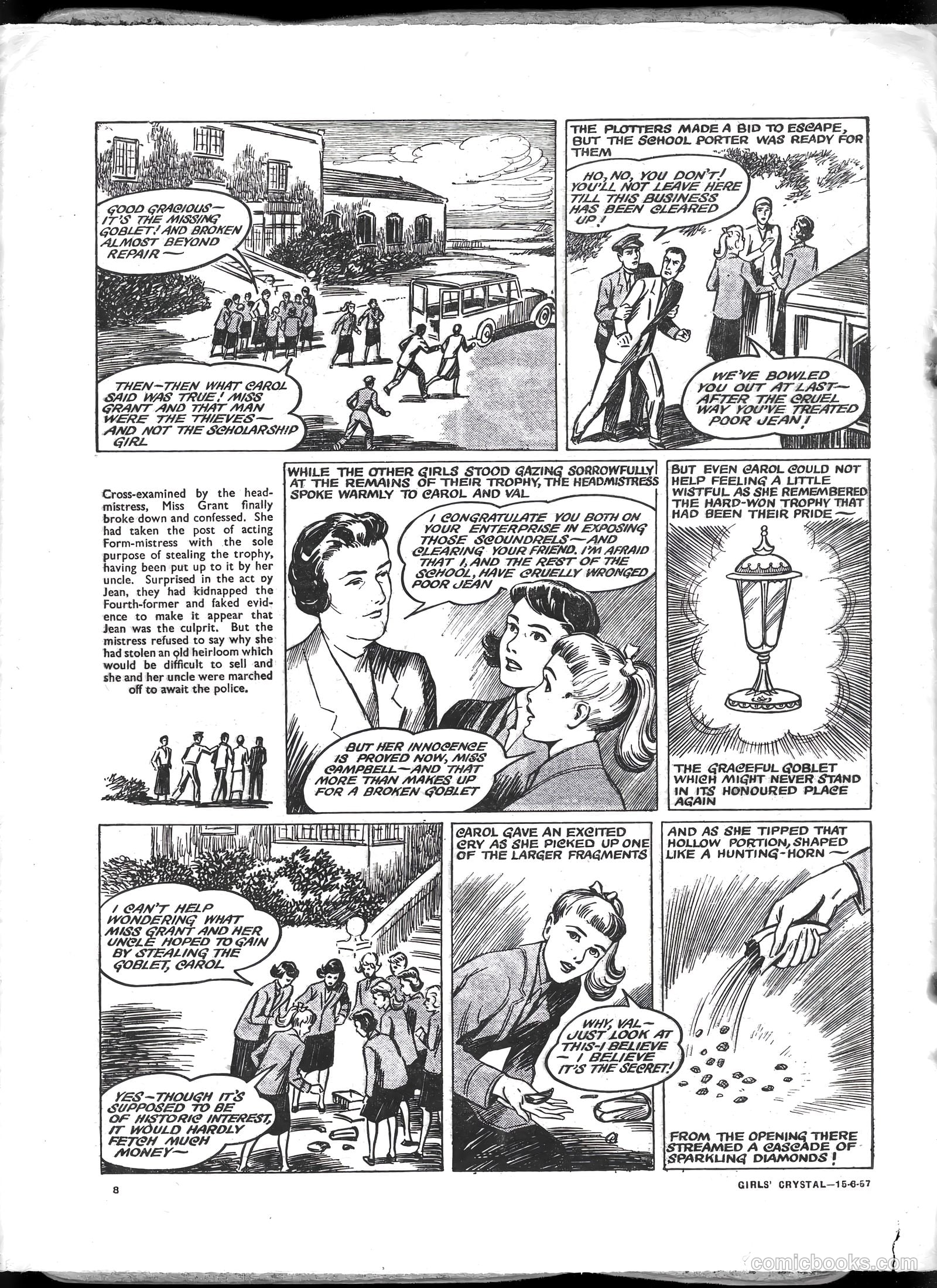 Girls' Crystal #1130 (1957) — page 8 of 20
