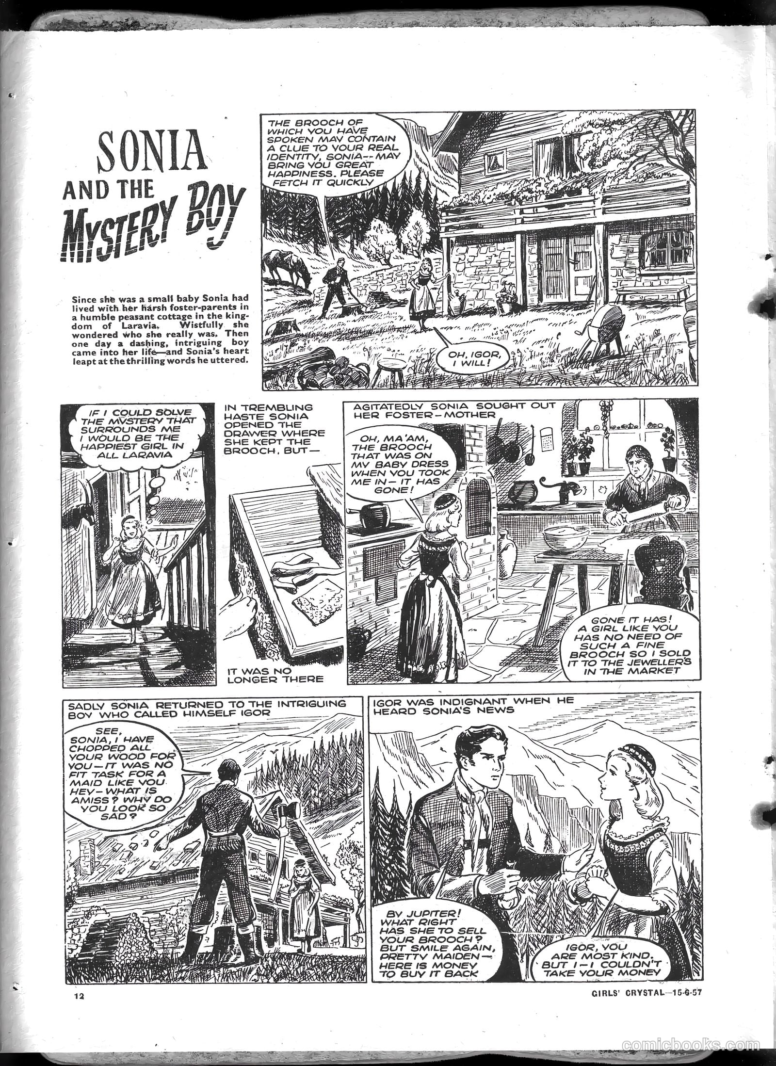 Girls' Crystal #1130 (1957) — page 12 of 20