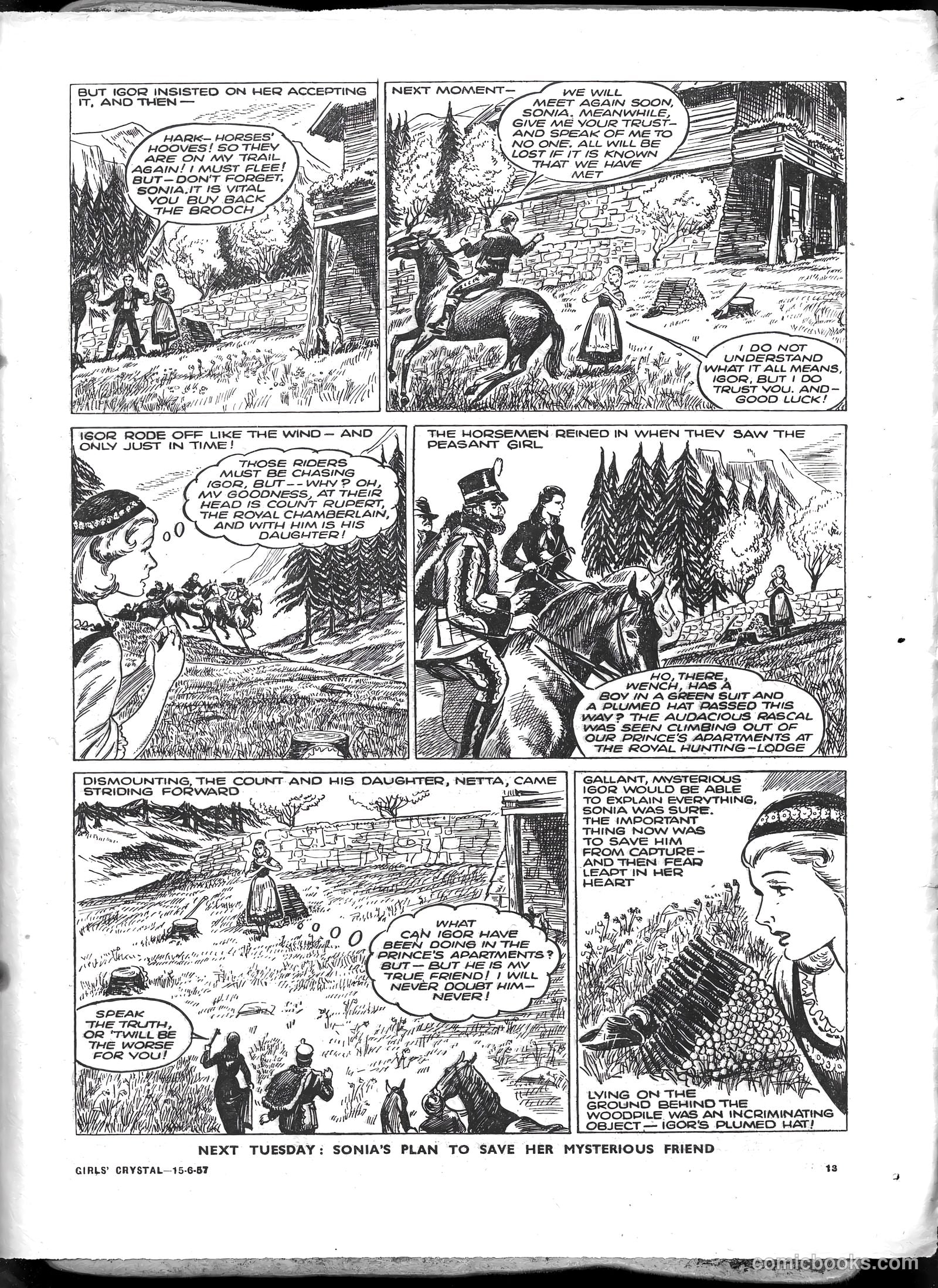 Girls' Crystal #1130 (1957) — page 13 of 20