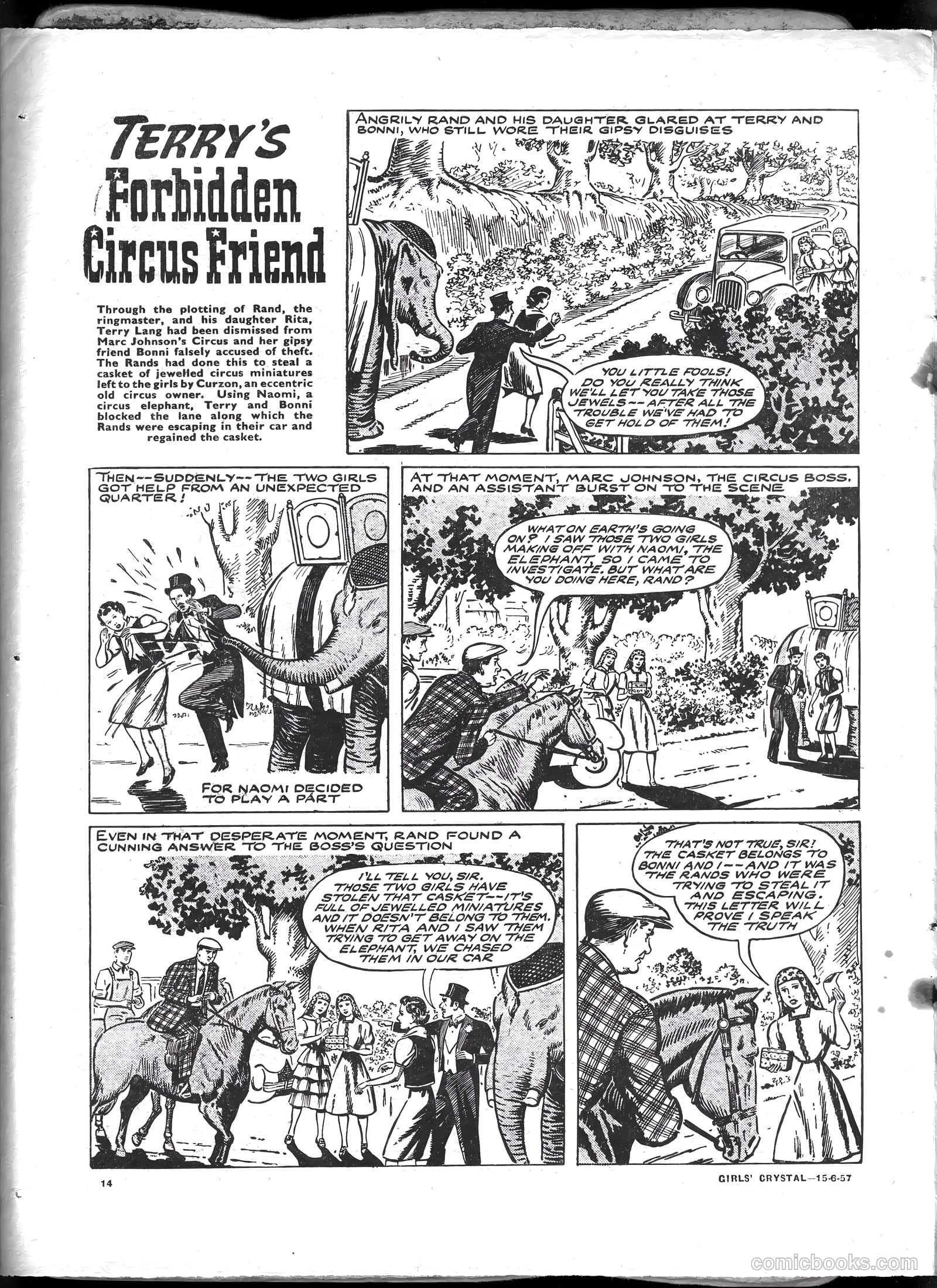 Girls' Crystal #1130 (1957) — page 14 of 20