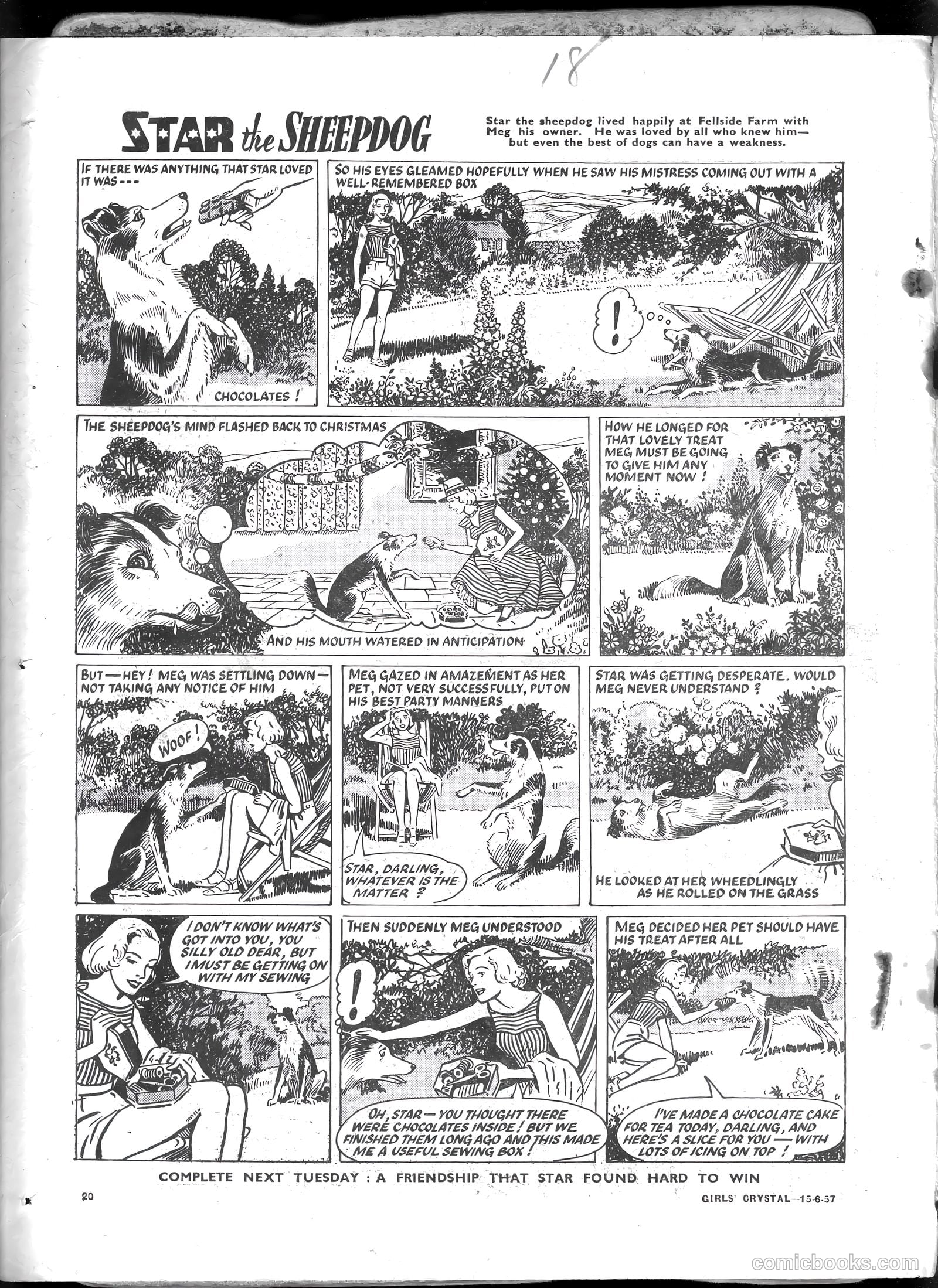 Girls' Crystal #1130 (1957) — page 20 of 20