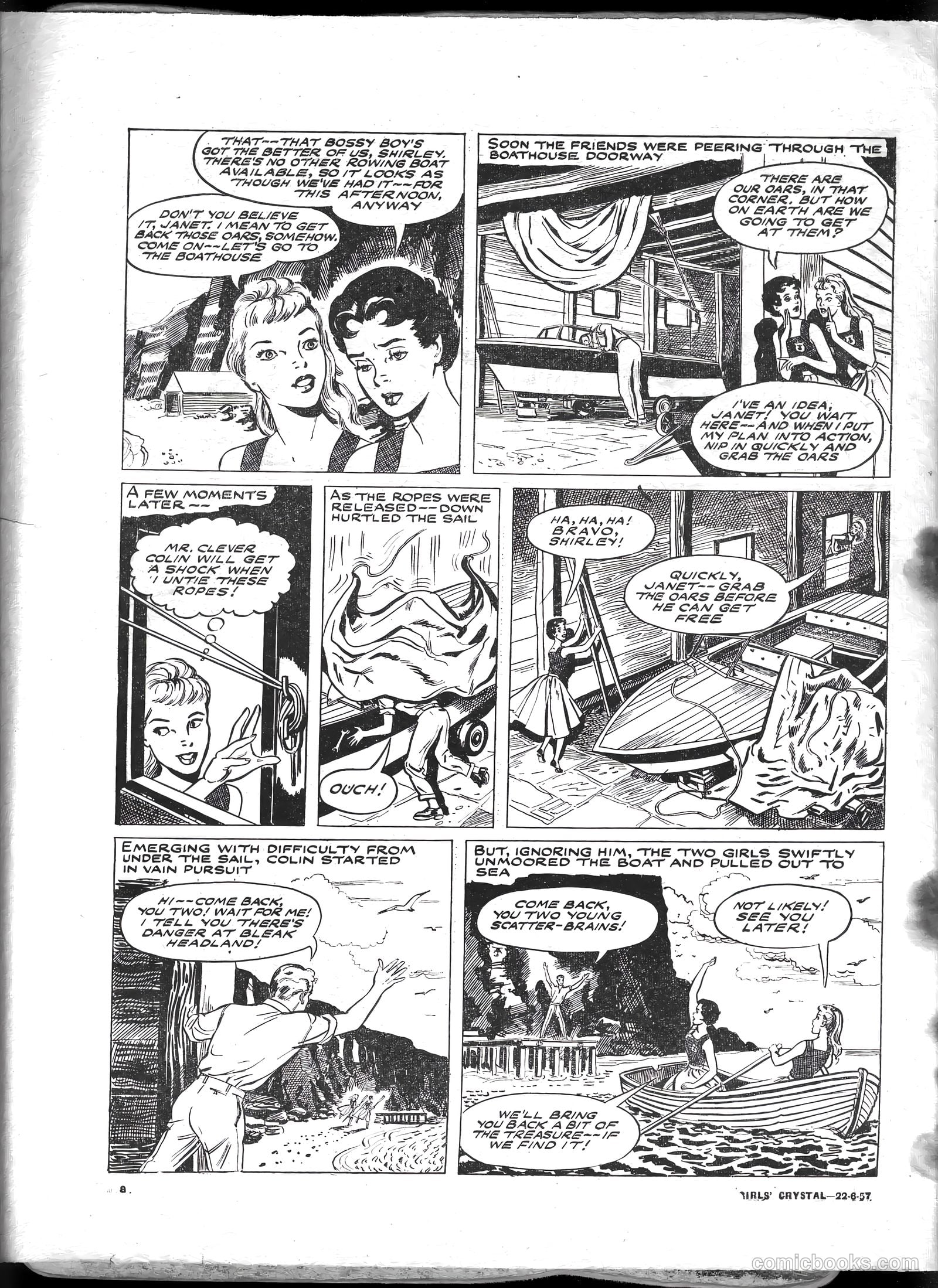 Girls' Crystal #1131 (1957) — page 8 of 20