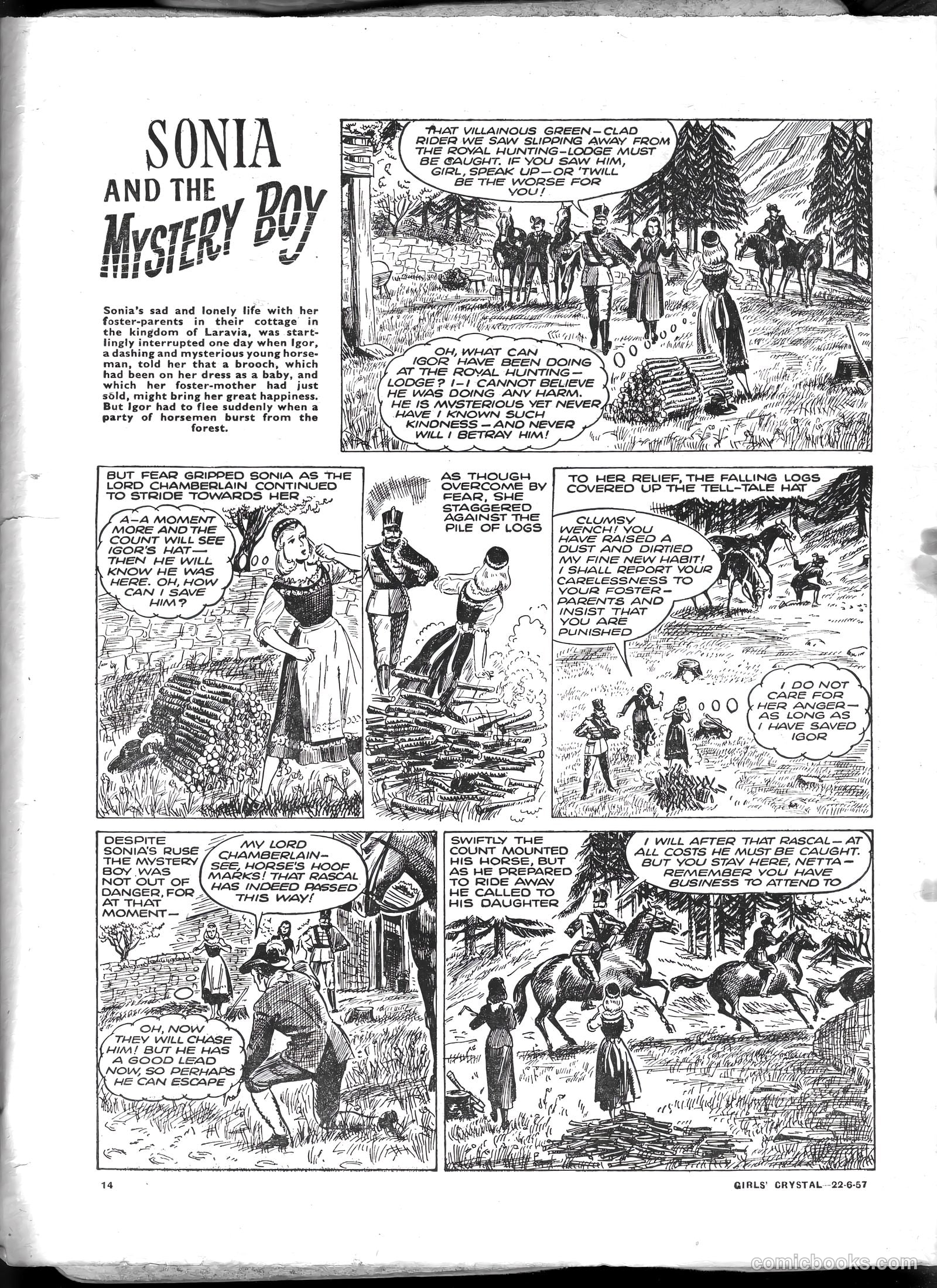 Girls' Crystal #1131 (1957) — page 14 of 20