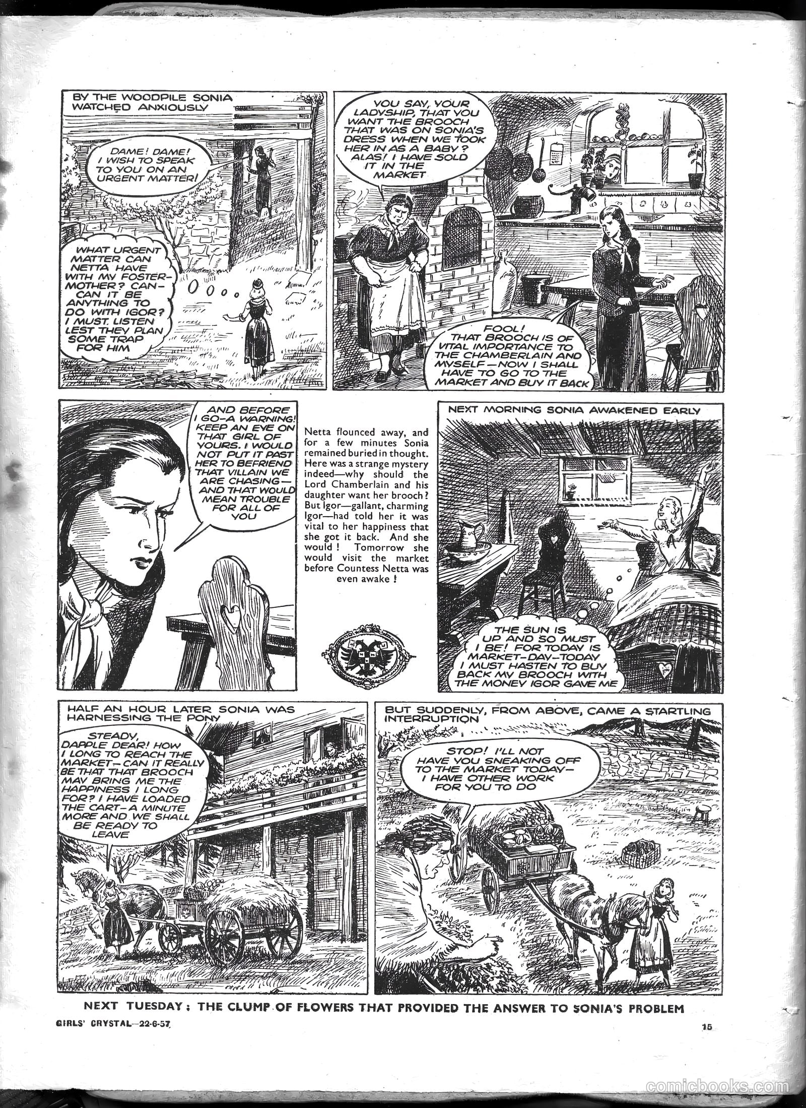 Girls' Crystal #1131 (1957) — page 15 of 20