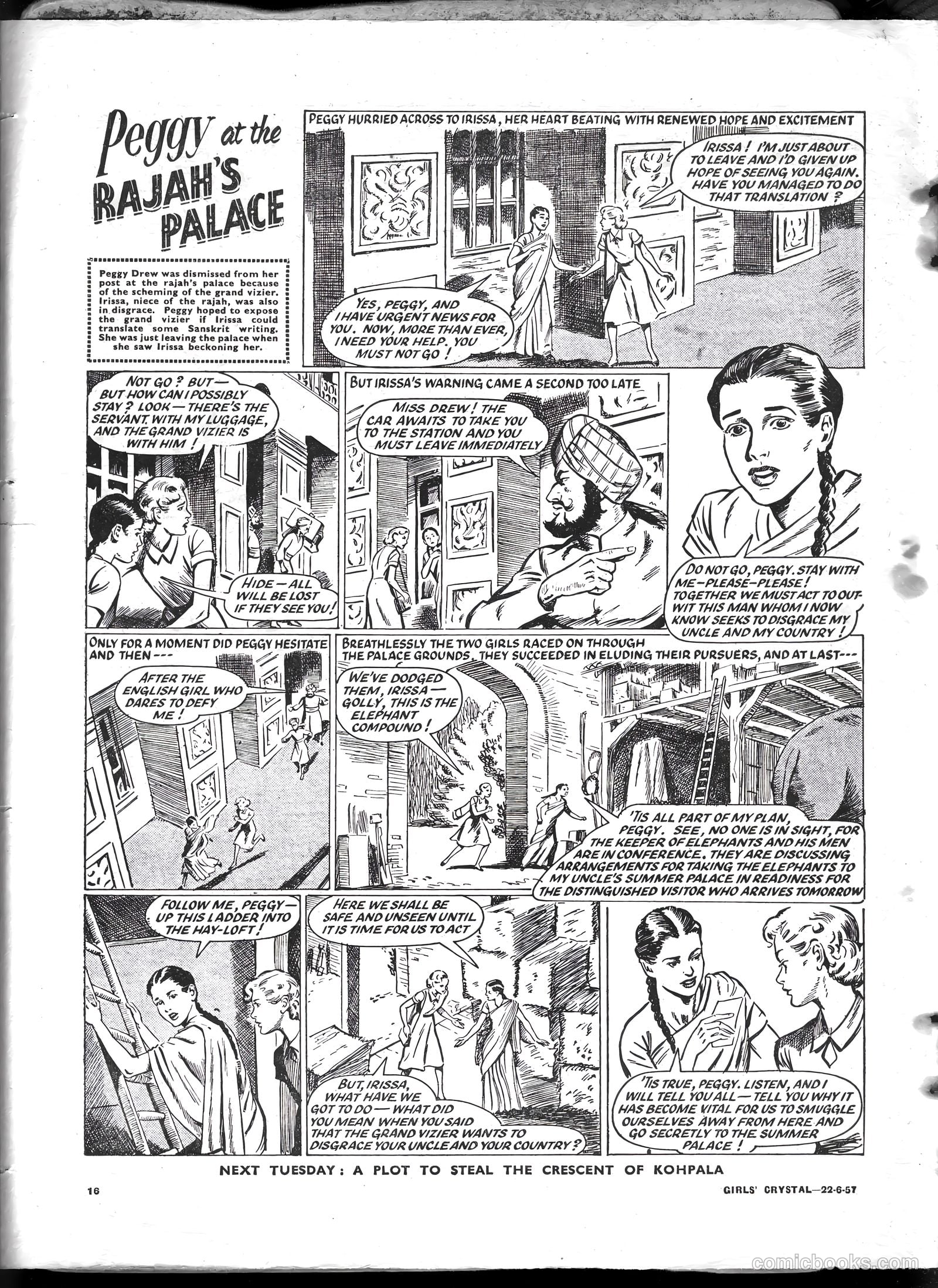 Girls' Crystal #1131 (1957) — page 16 of 20