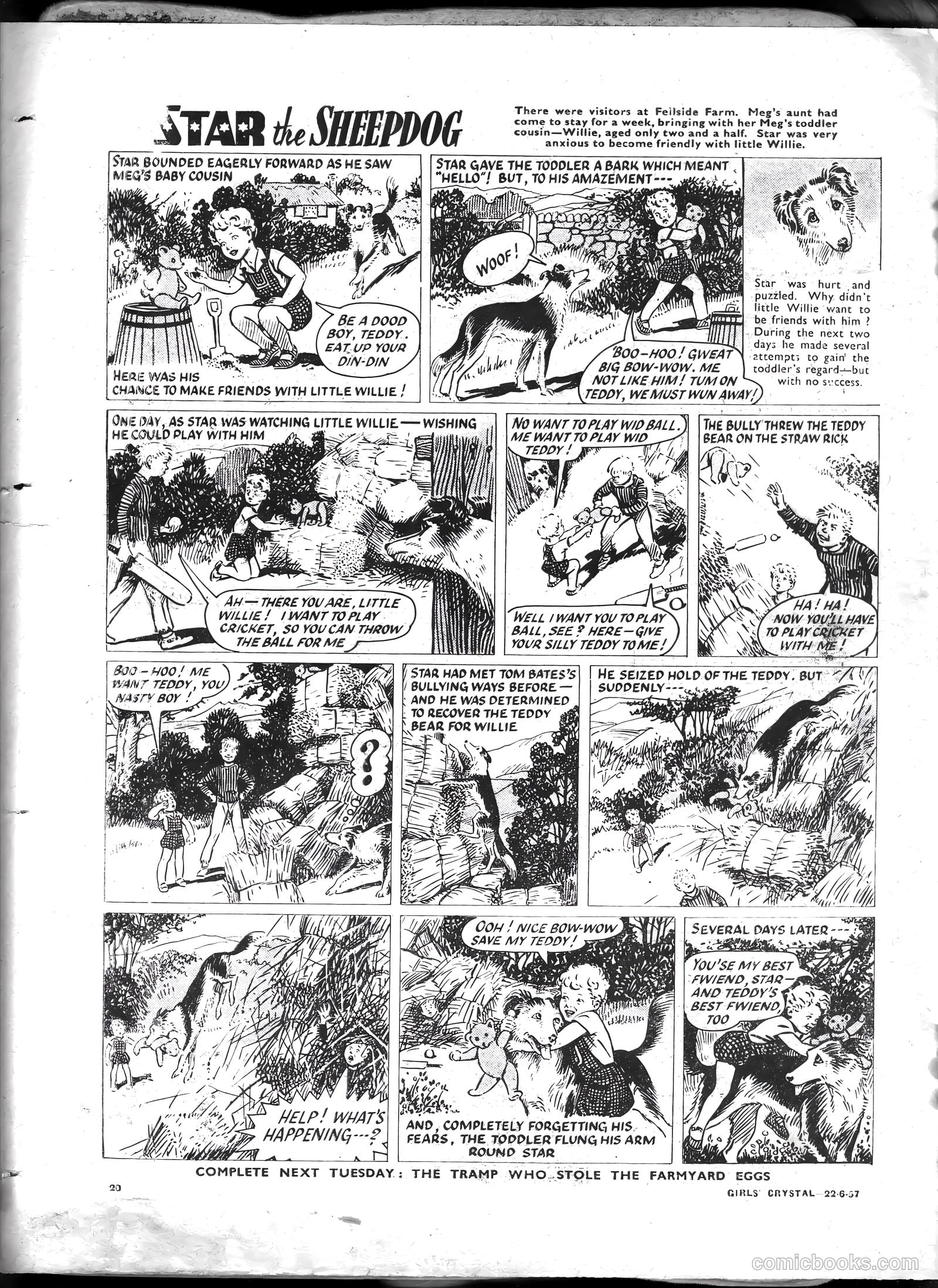 Girls' Crystal #1131 (1957) — page 20 of 20