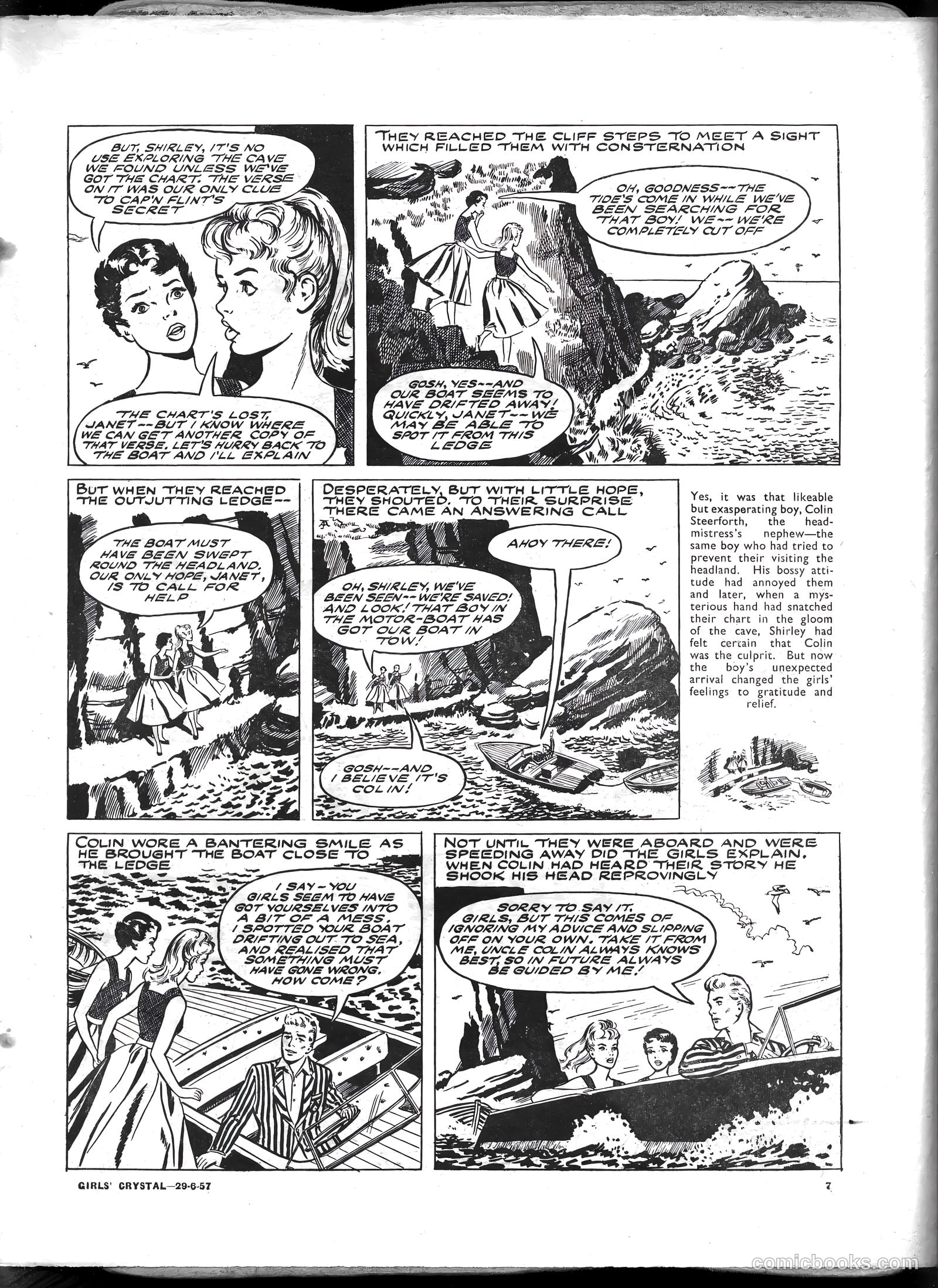 Girls' Crystal #1132 (1957) — page 7 of 20