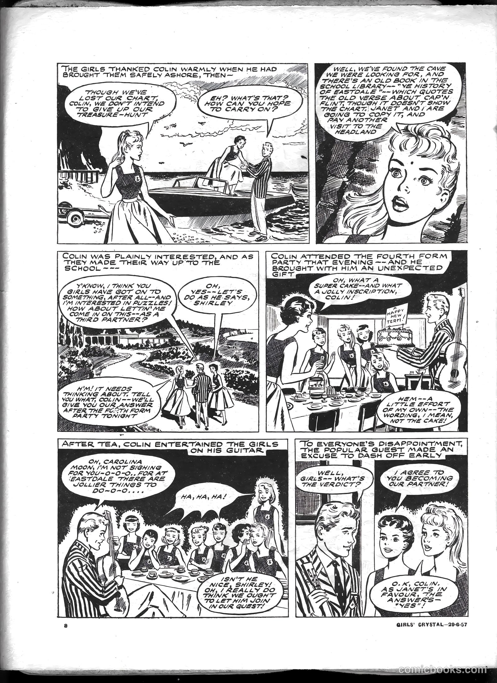 Girls' Crystal #1132 (1957) — page 8 of 20