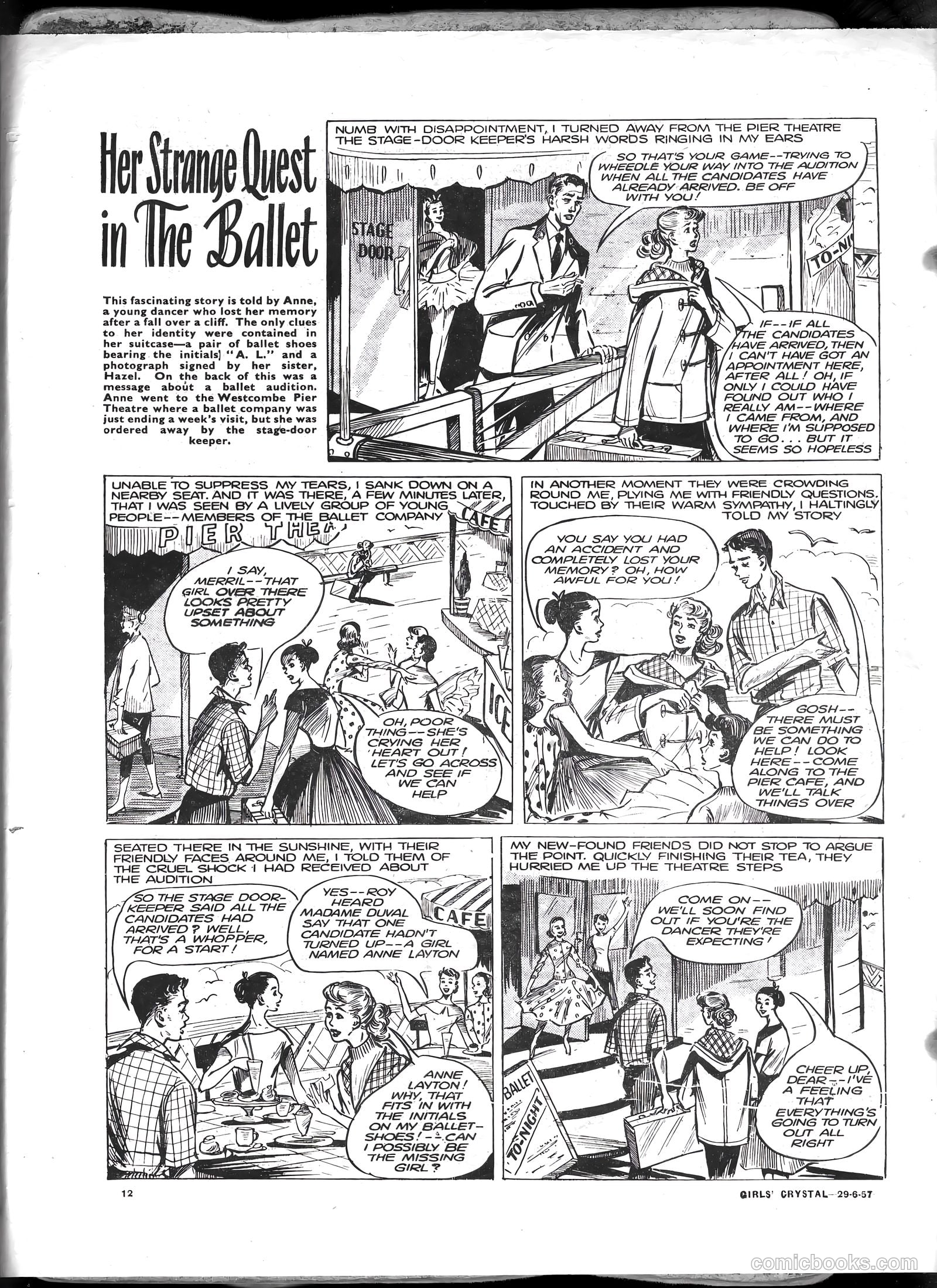 Girls' Crystal #1132 (1957) — page 12 of 20