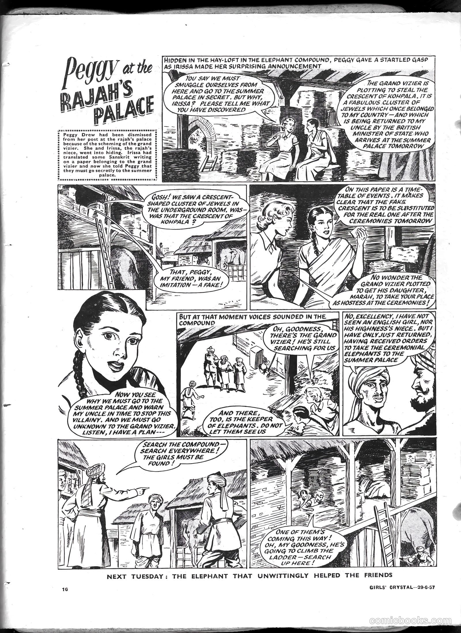 Girls' Crystal #1132 (1957) — page 16 of 20