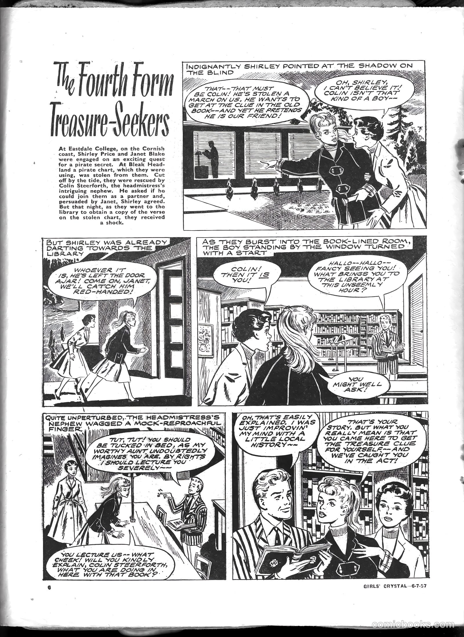 Girls' Crystal #1133 (1957) — page 6 of 20