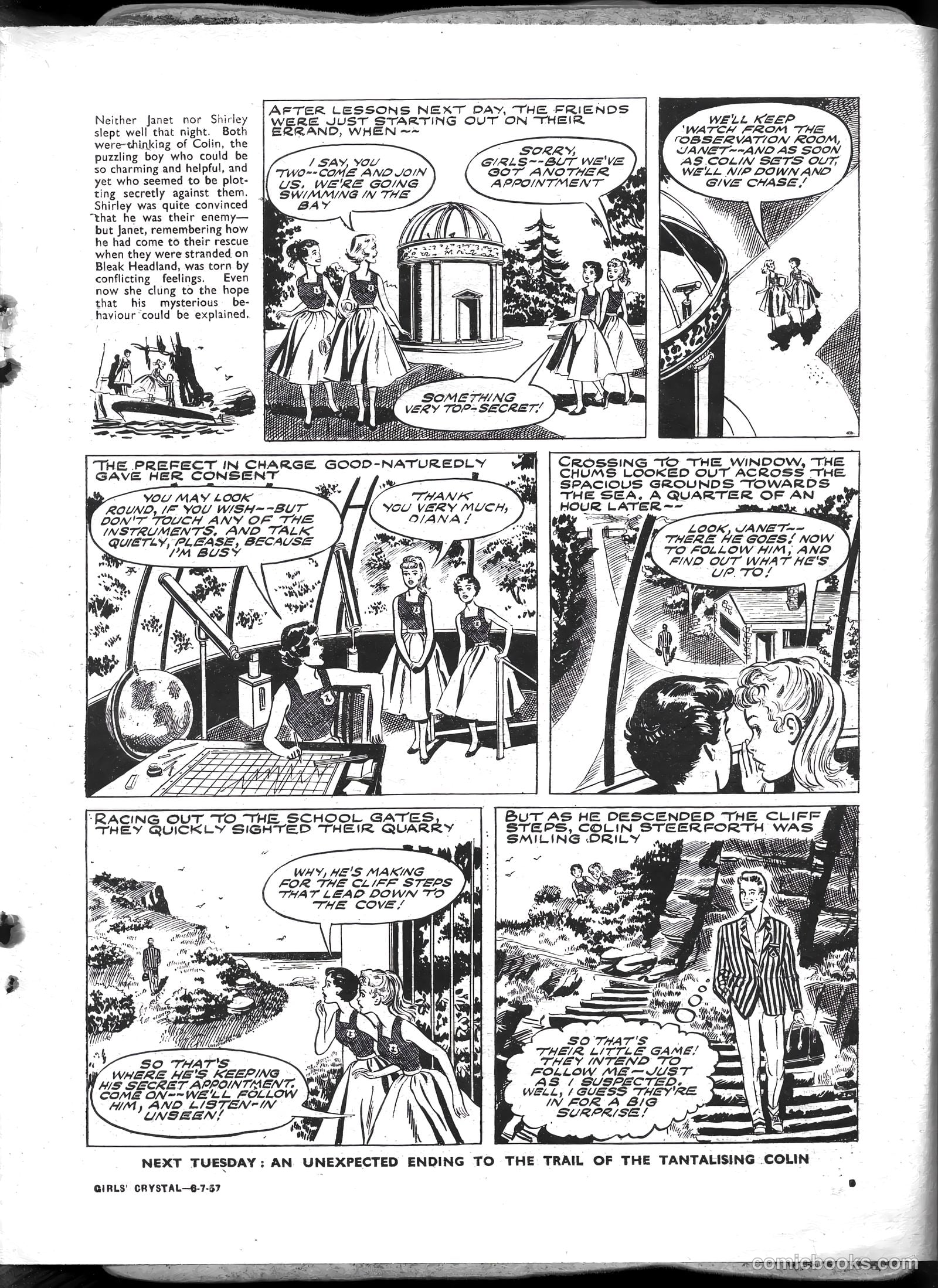 Girls' Crystal #1133 (1957) — page 9 of 20