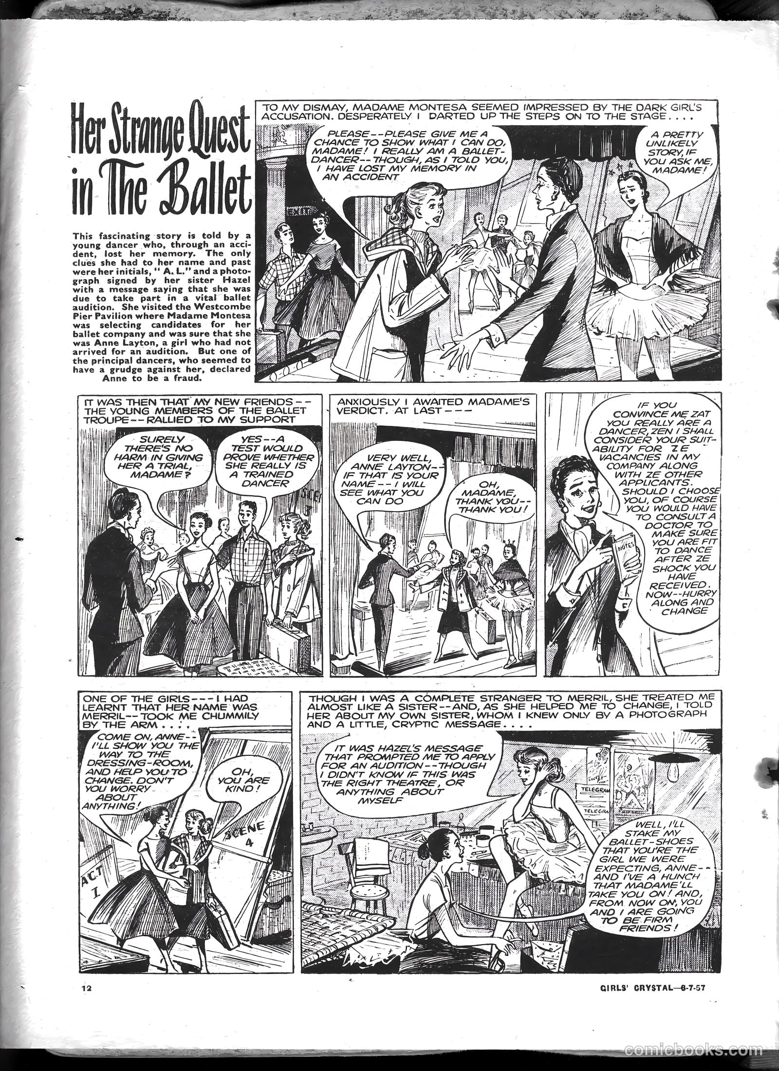 Girls' Crystal #1133 (1957) — page 12 of 20