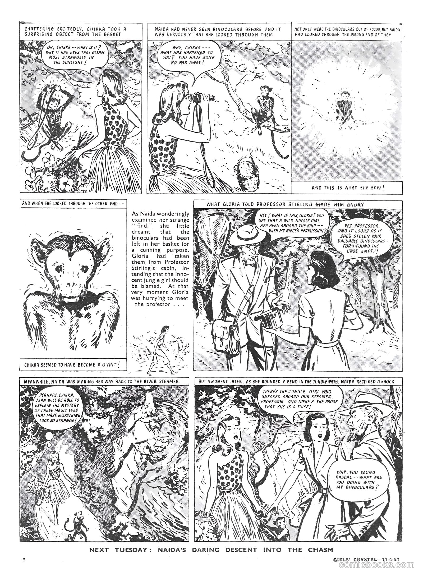 Girls' Crystal #912 (1953) — page 6 of 20