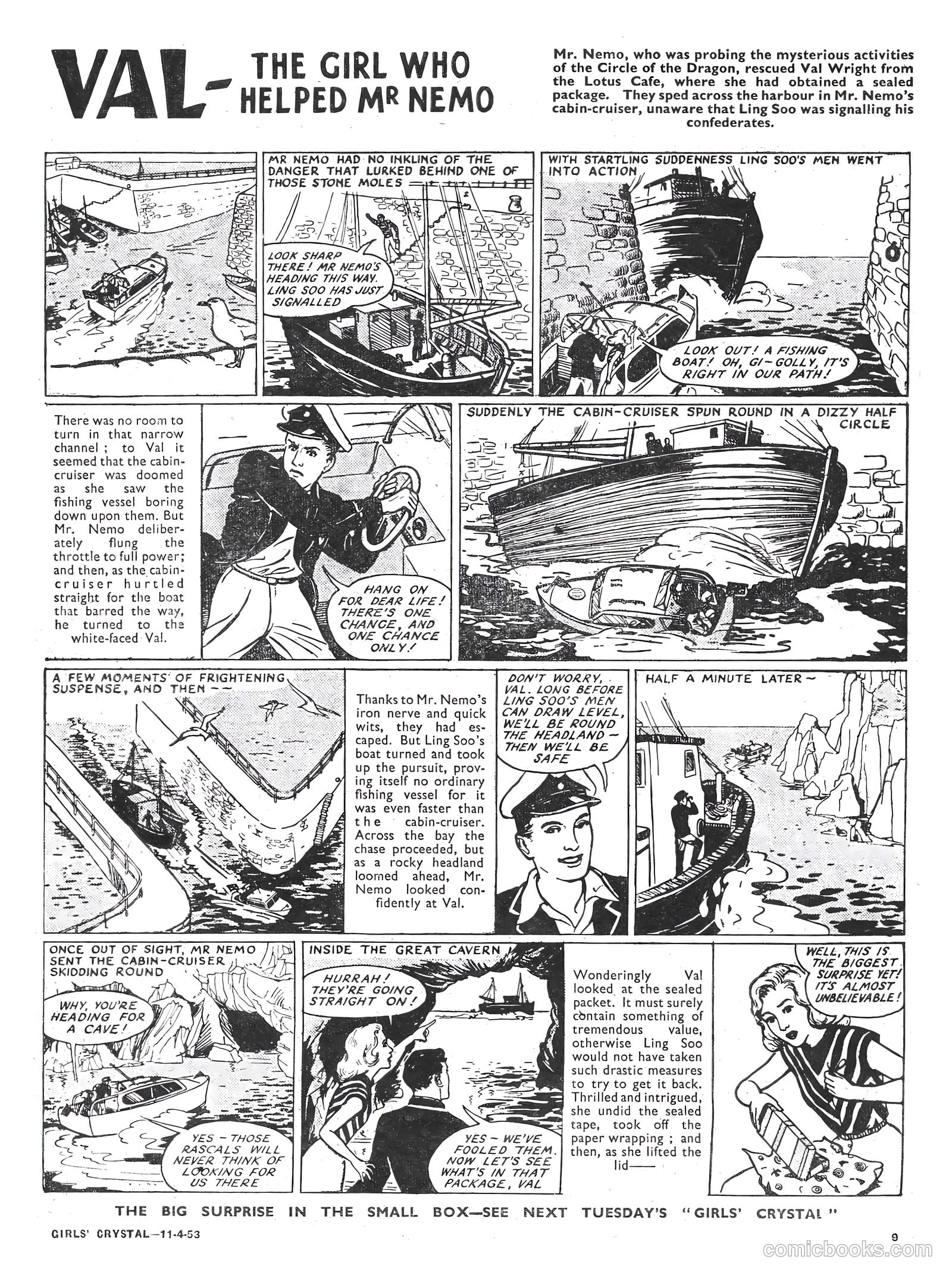 Girls' Crystal #912 (1953) — page 9 of 20