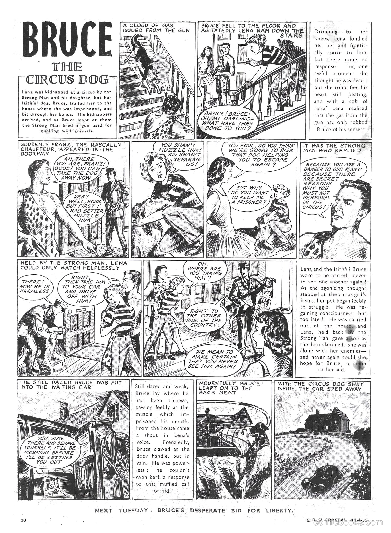 Girls' Crystal #912 (1953) — page 20 of 20