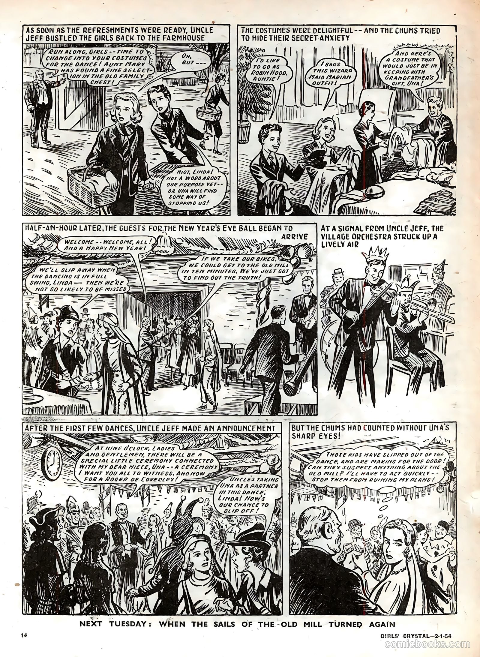 Girls' Crystal #950 (1954) — page 14 of 20