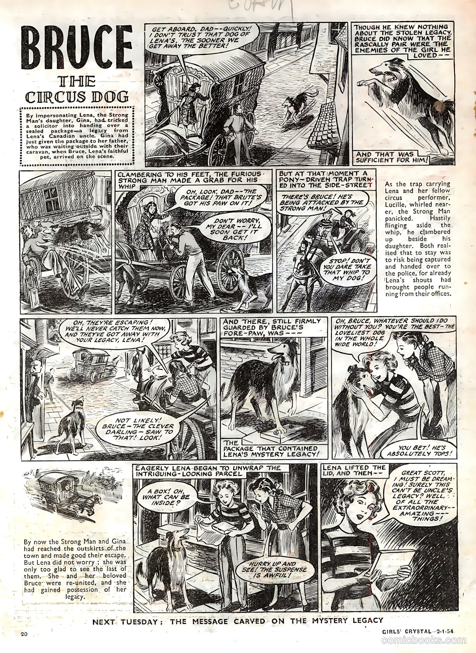 Girls' Crystal #950 (1954) — page 20 of 20