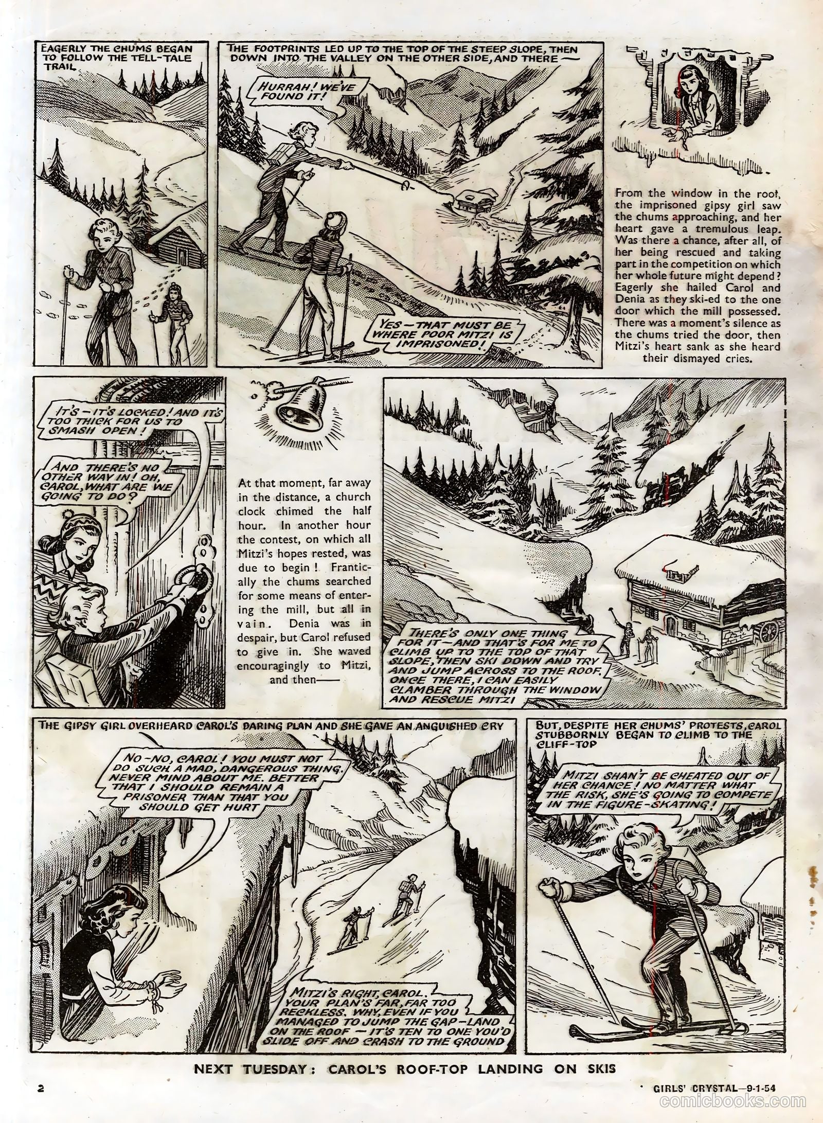 Girls' Crystal #951 (1954) — page 2 of 20