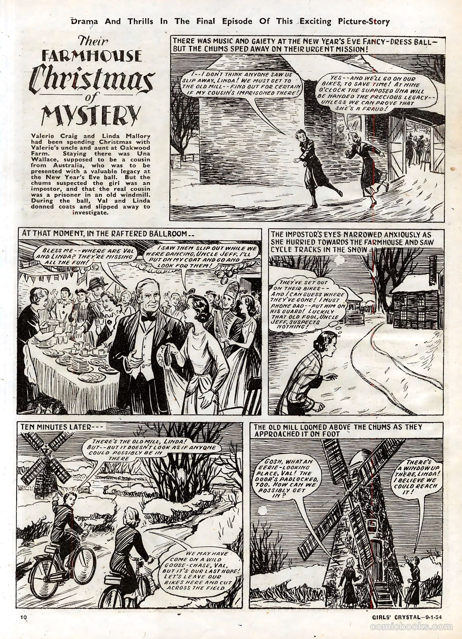 Girls' Crystal #951 (1954) — page 10 of 20
