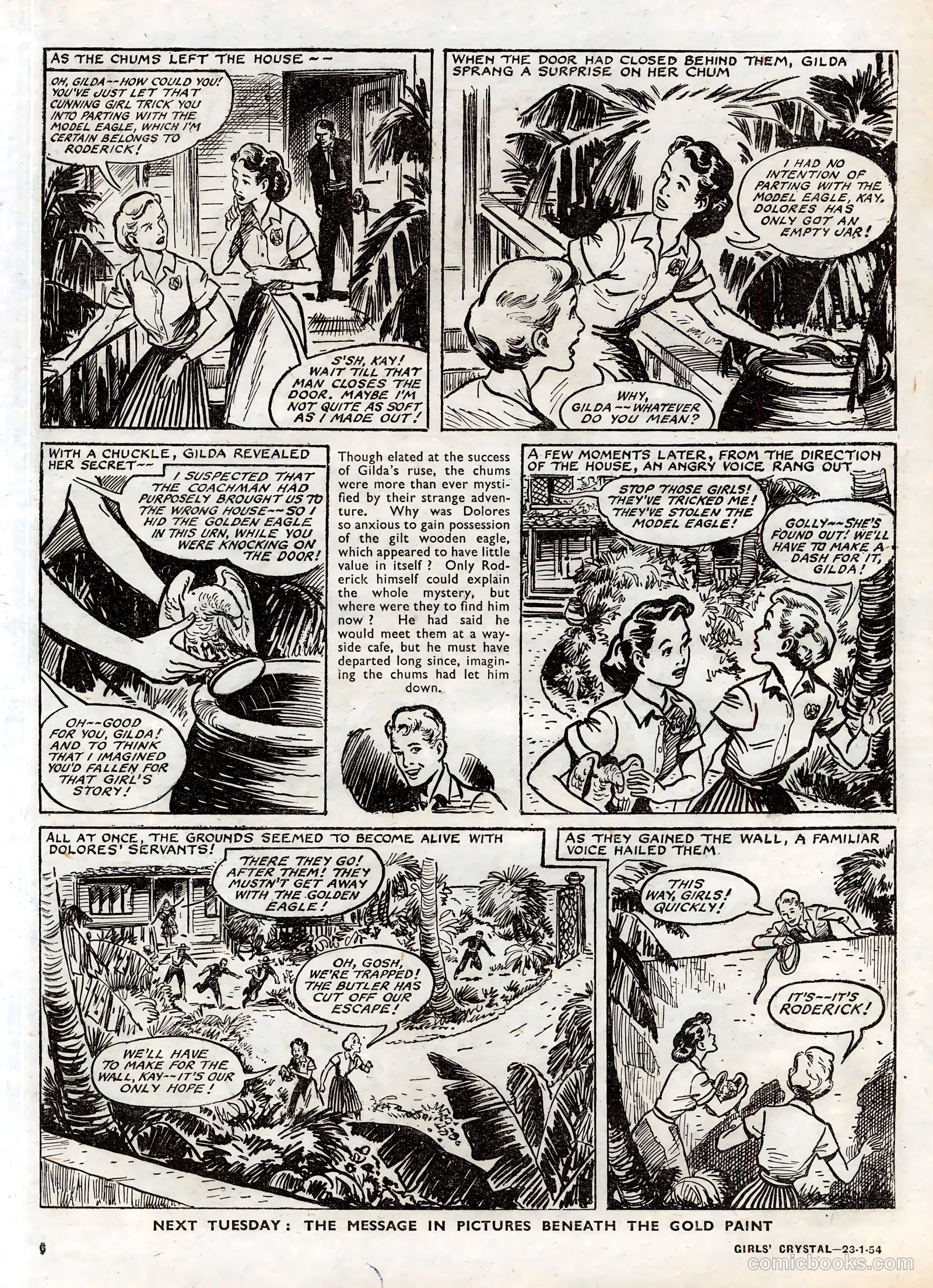 Girls' Crystal #953 (1954) — page 6 of 20