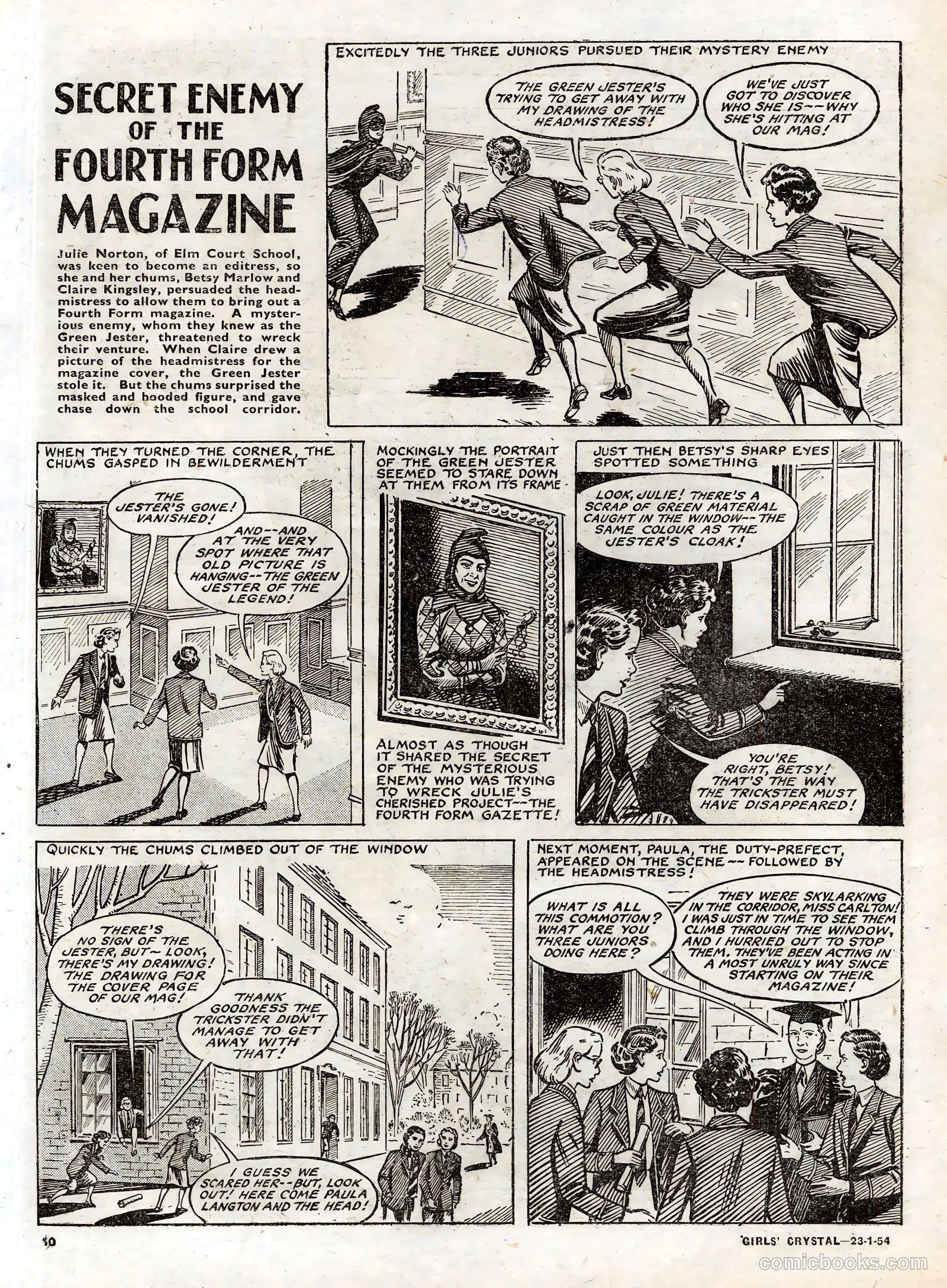 Girls' Crystal #953 (1954) — page 10 of 20