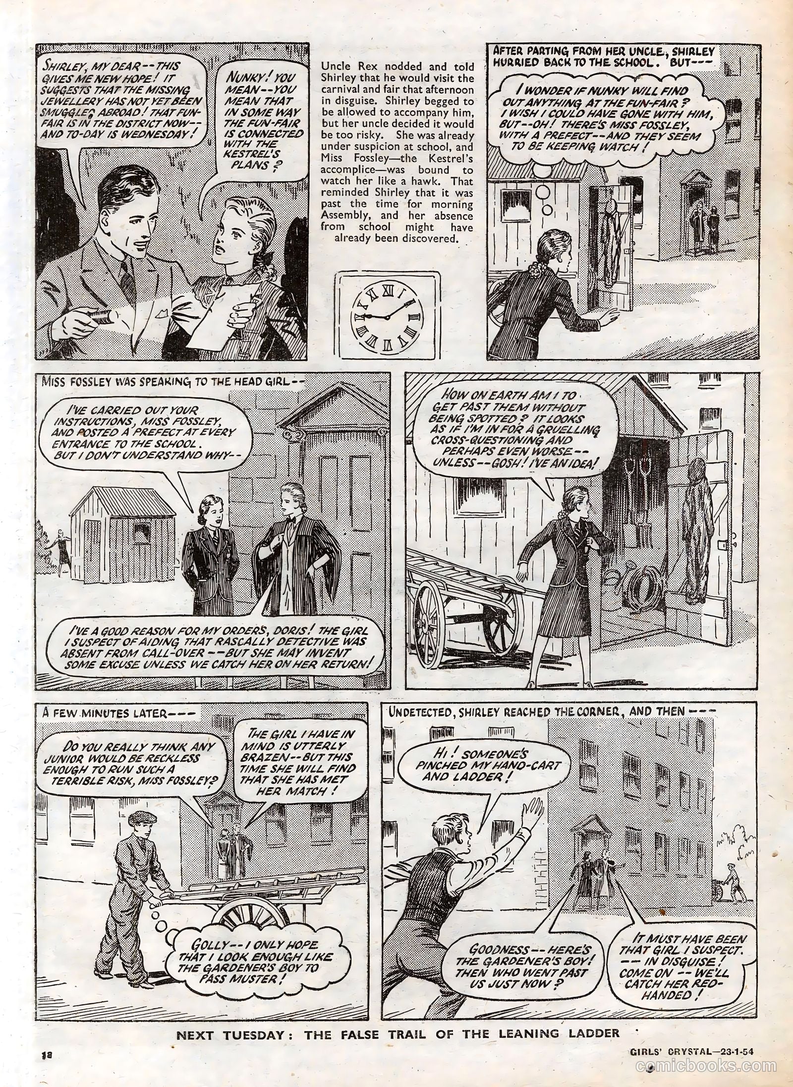 Girls' Crystal #953 (1954) — page 18 of 20