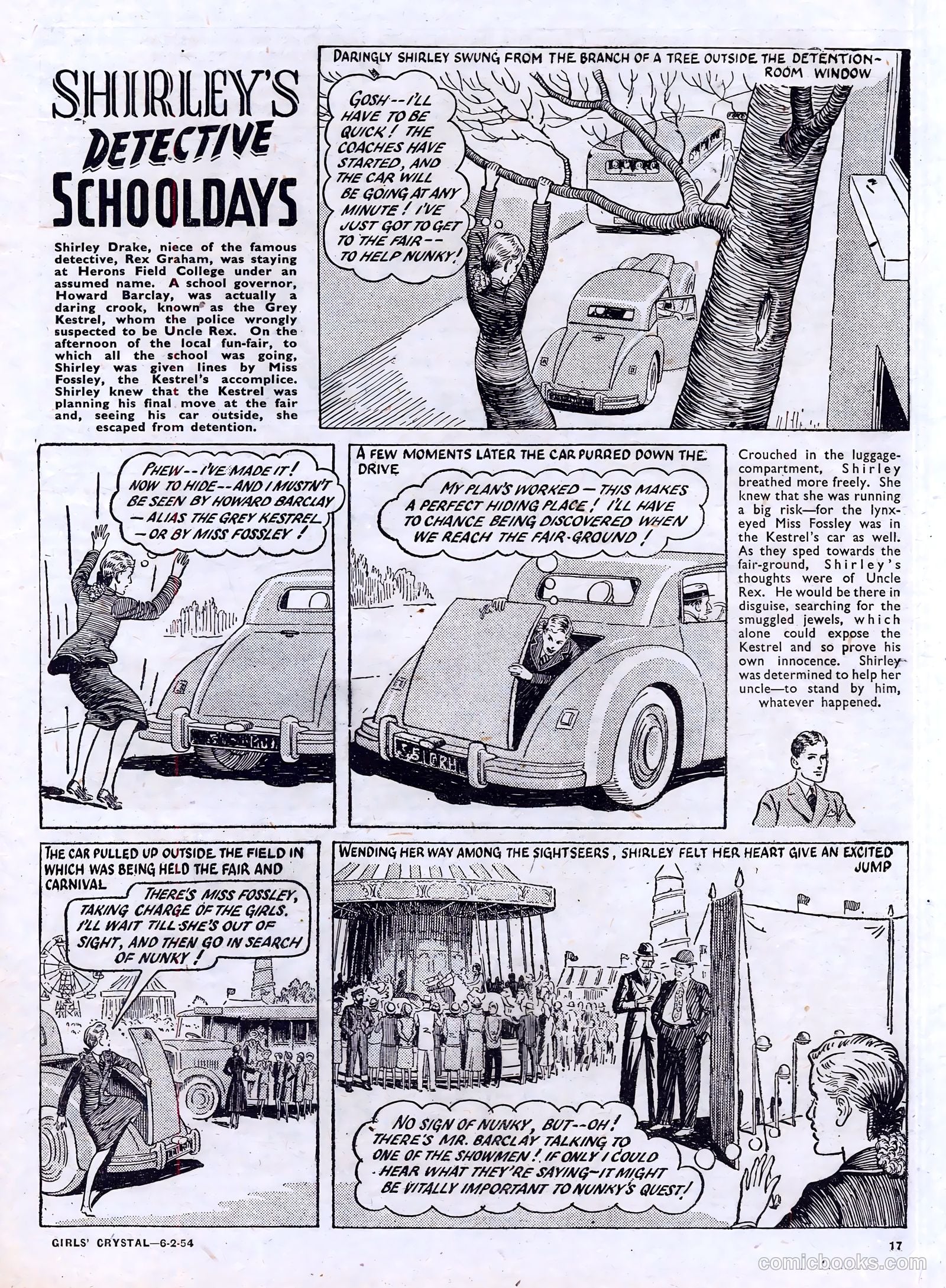 Girls' Crystal #955 (1954) — page 17 of 20