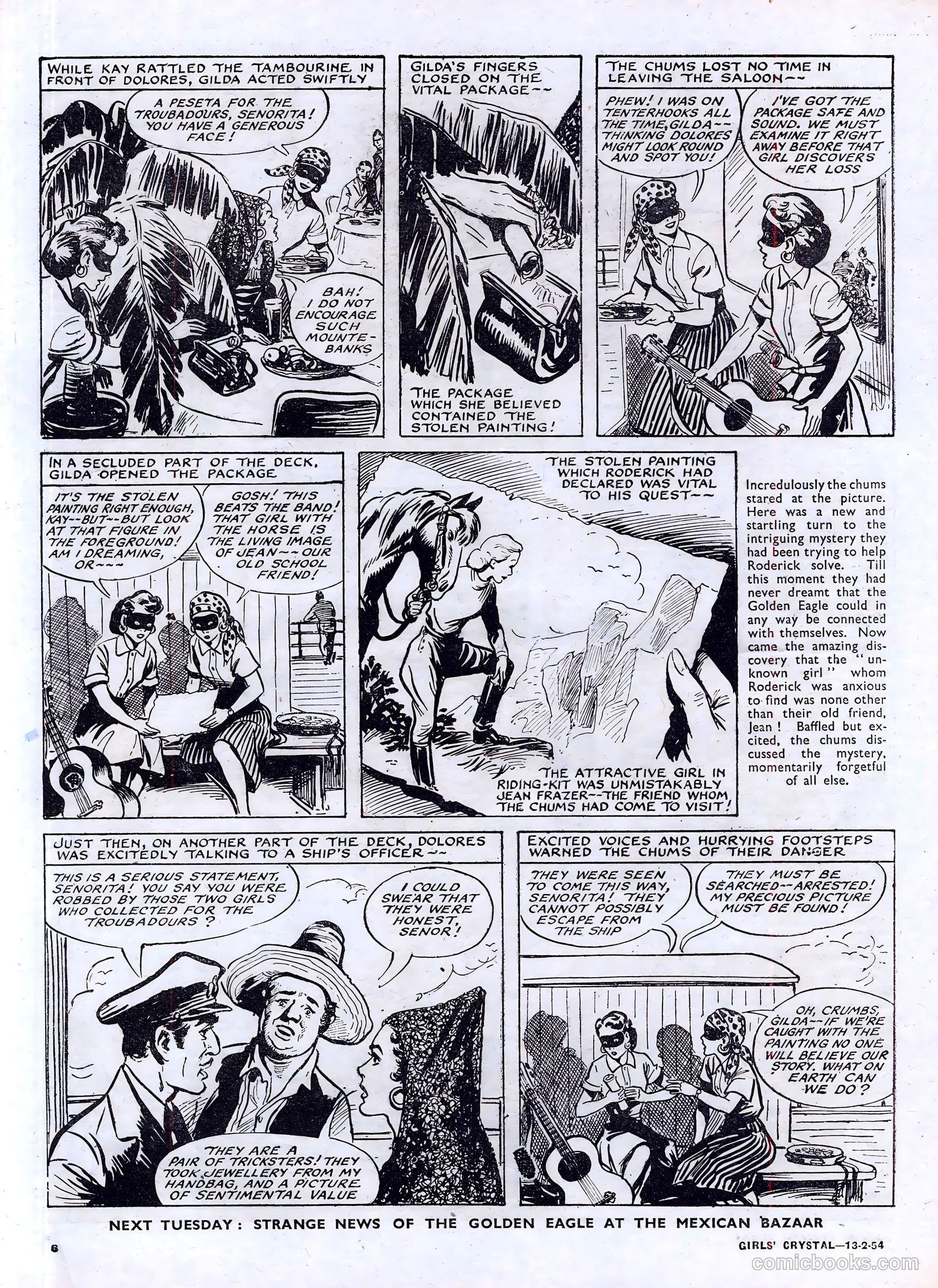 Girls' Crystal #956 (1954) — page 6 of 20
