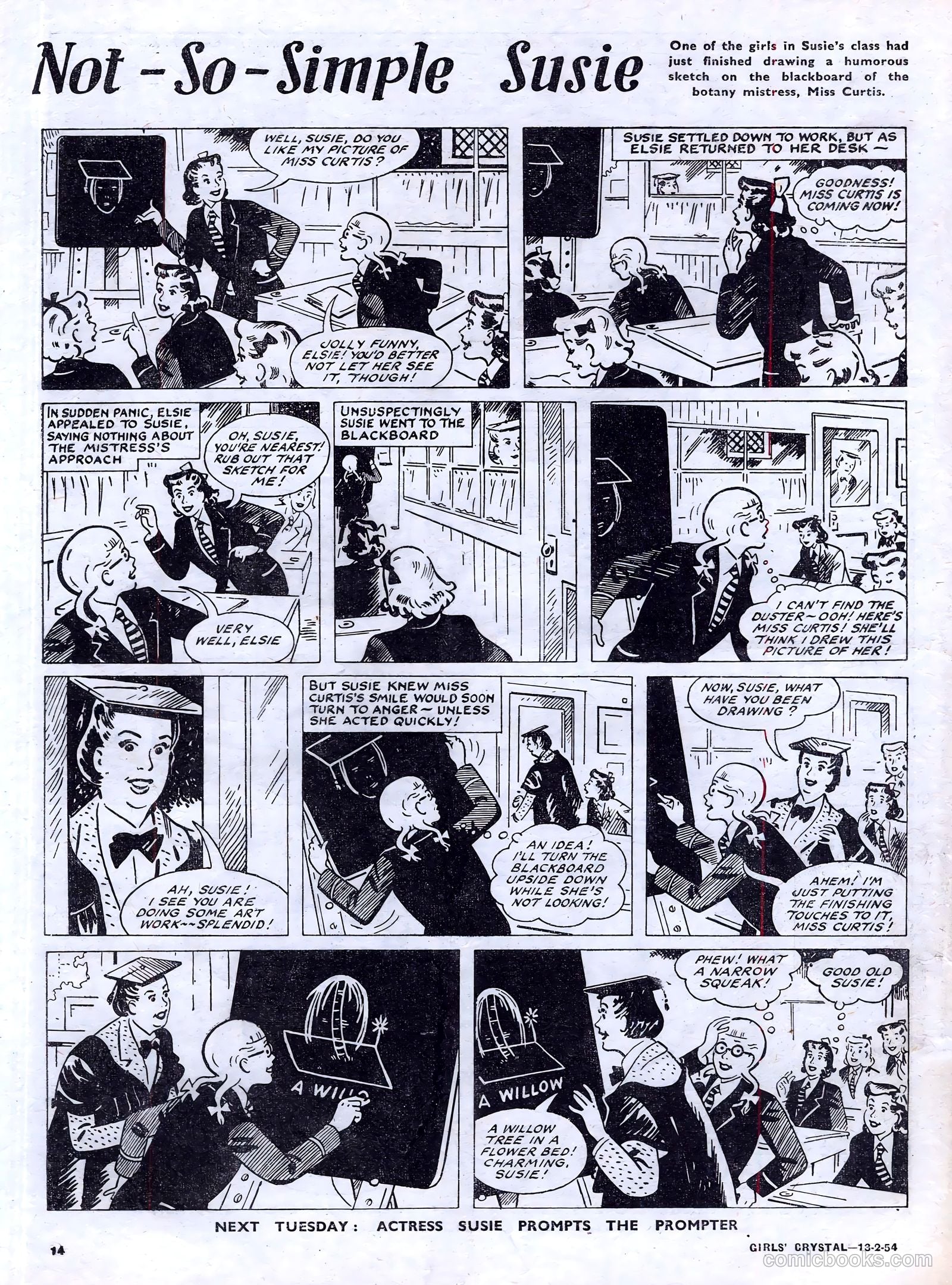 Girls' Crystal #956 (1954) — page 14 of 20