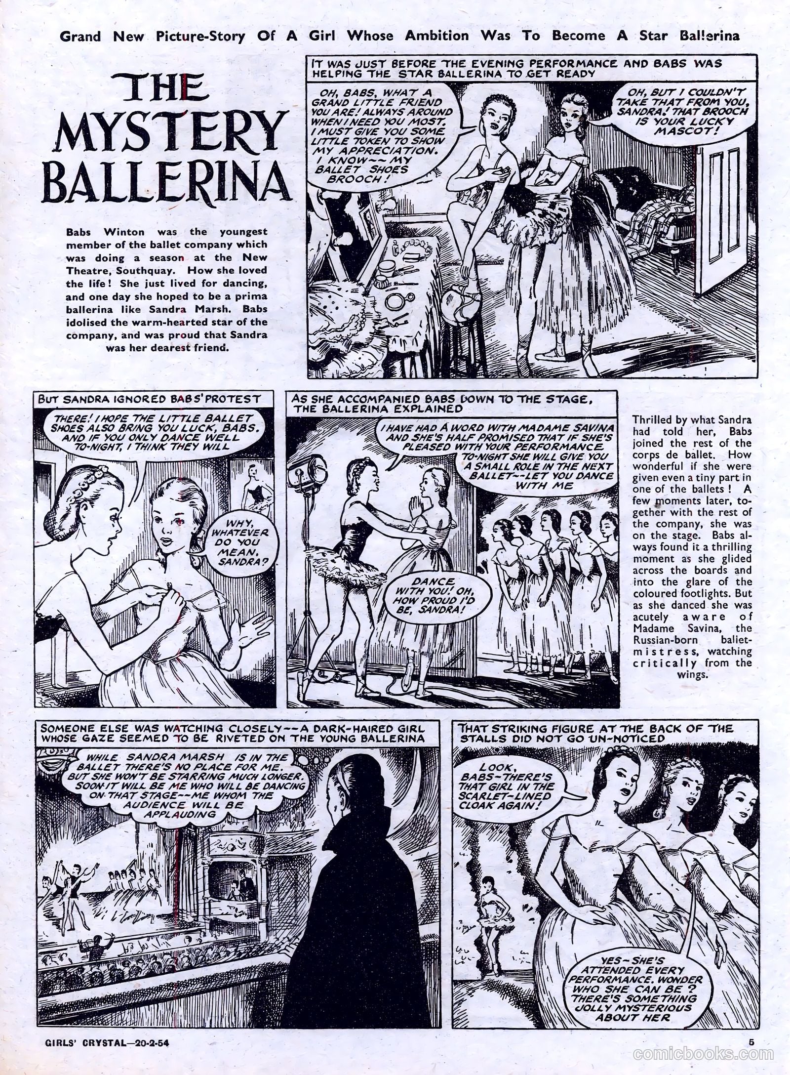 Girls' Crystal #957 (1954) — page 5 of 24