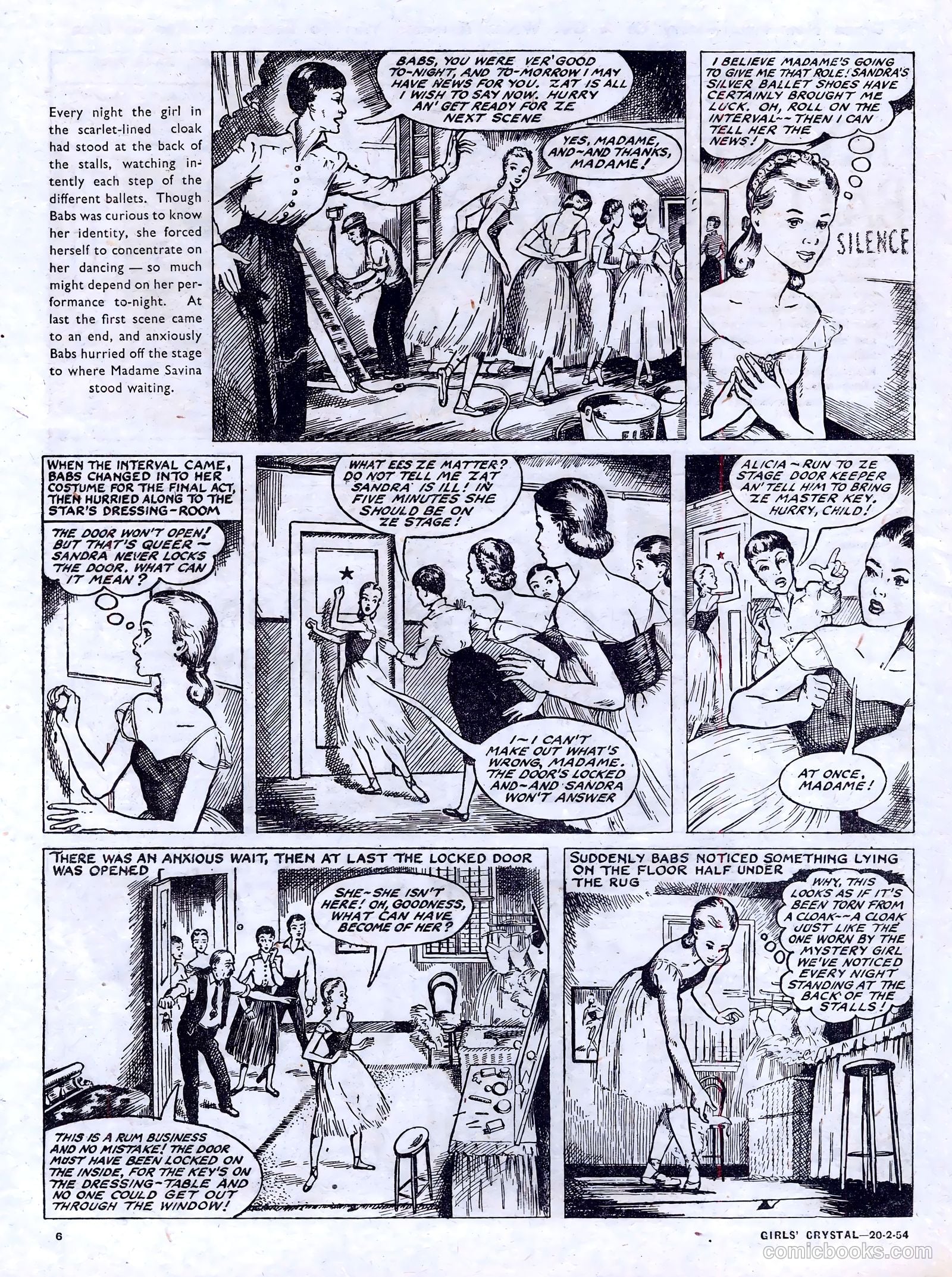 Girls' Crystal #957 (1954) — page 6 of 24
