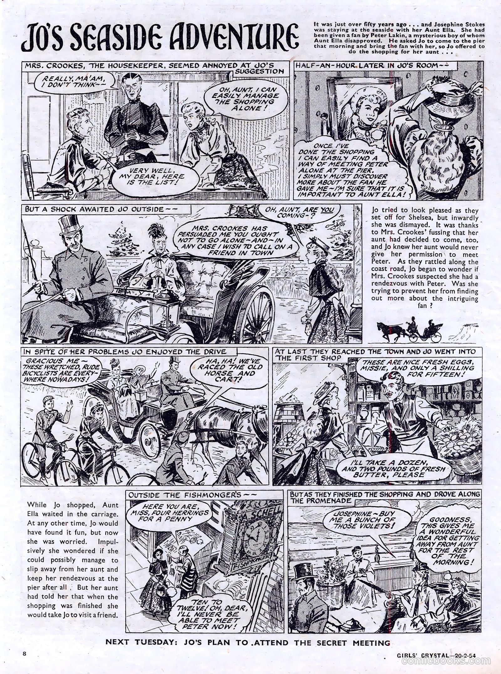 Girls' Crystal #957 (1954) — page 8 of 24