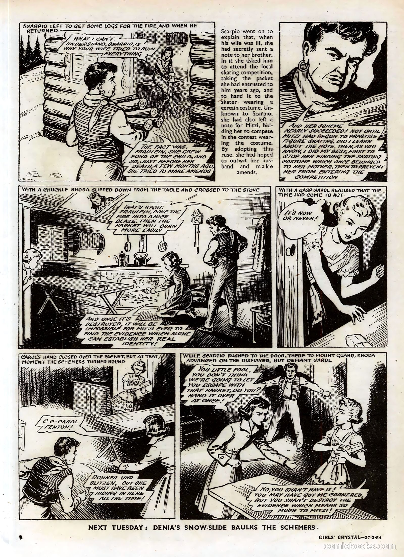 Girls' Crystal #958 (1954) — page 2 of 20