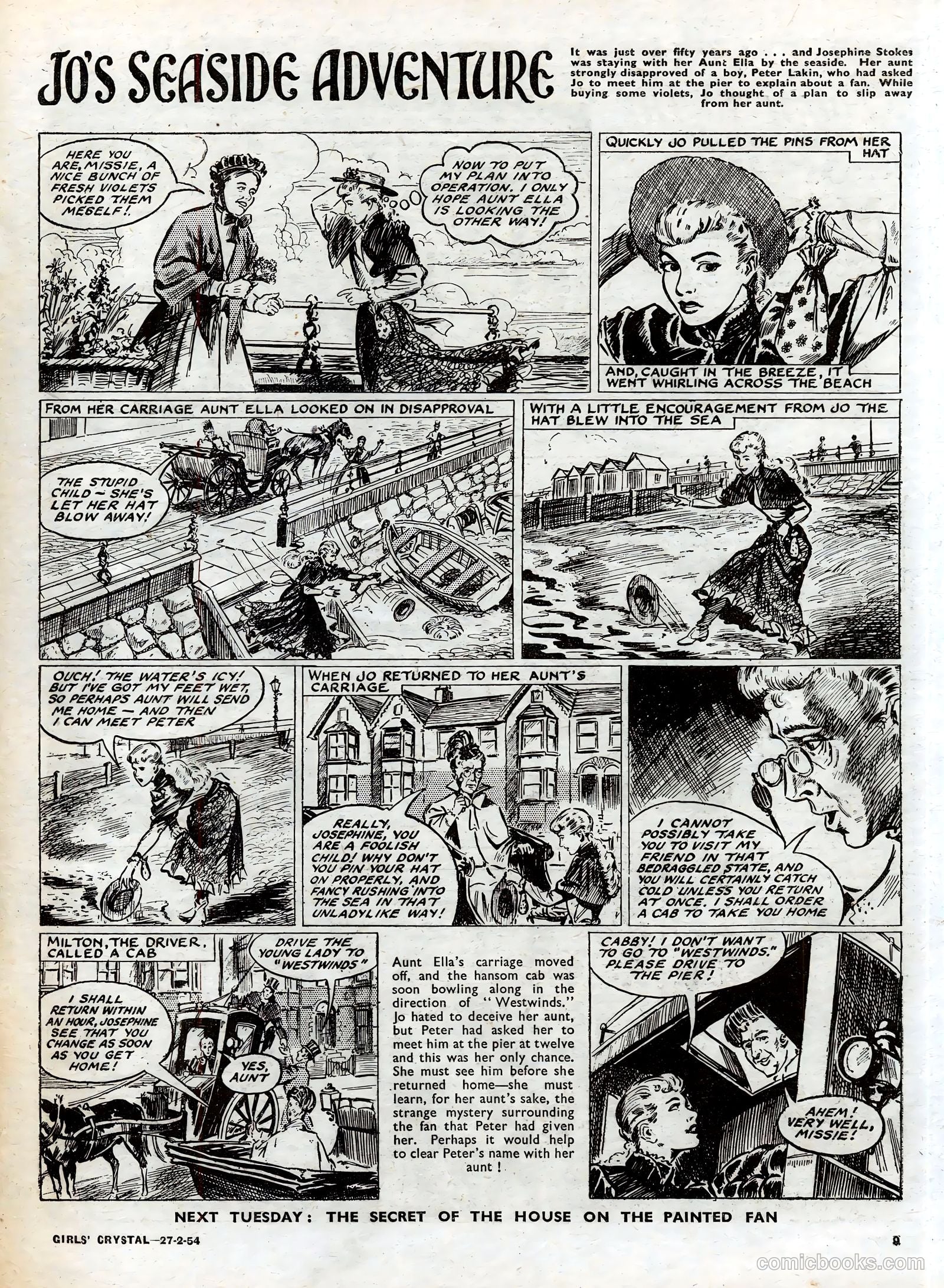 Girls' Crystal #958 (1954) — page 9 of 20