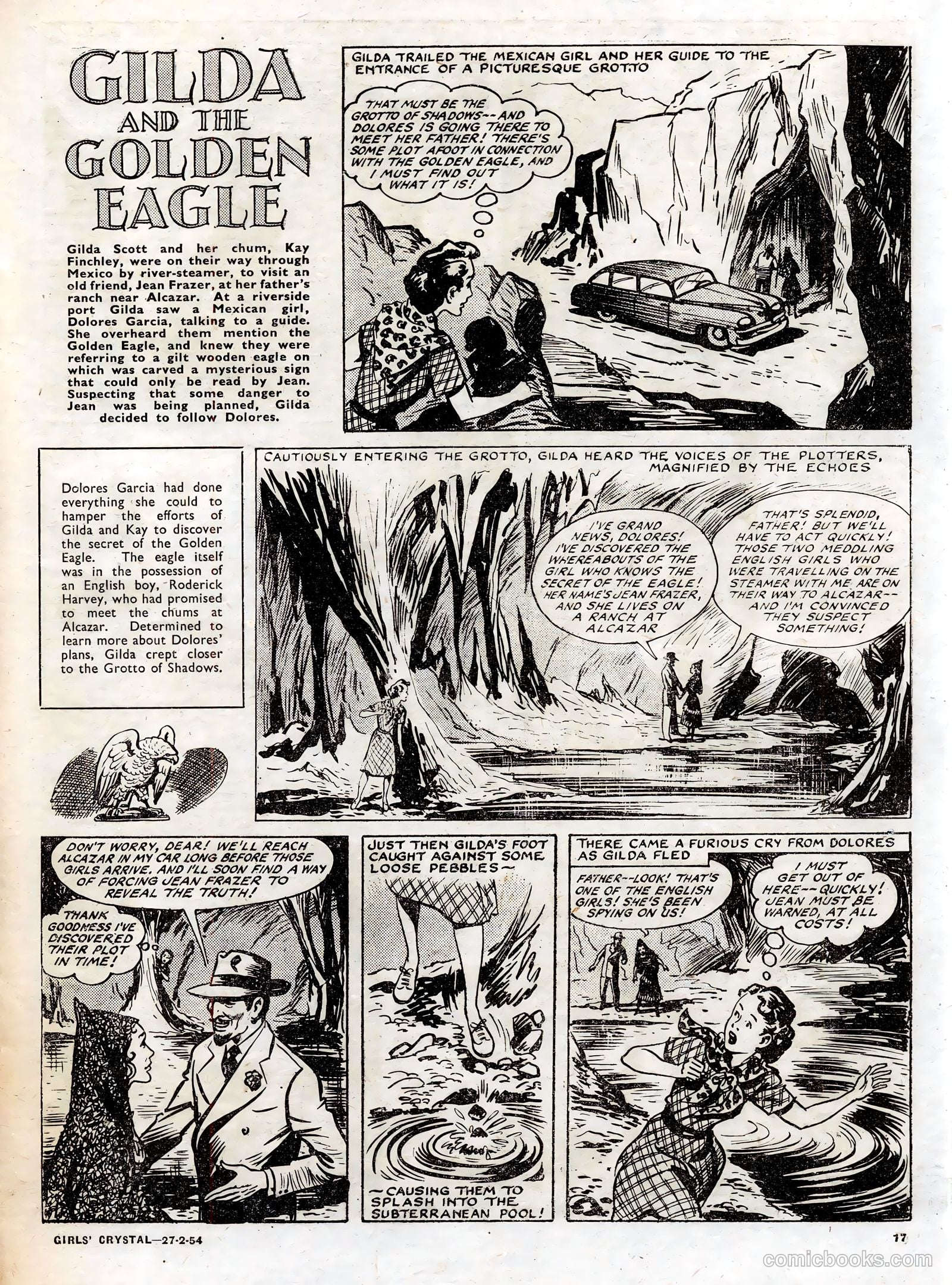 Girls' Crystal #958 (1954) — page 17 of 20