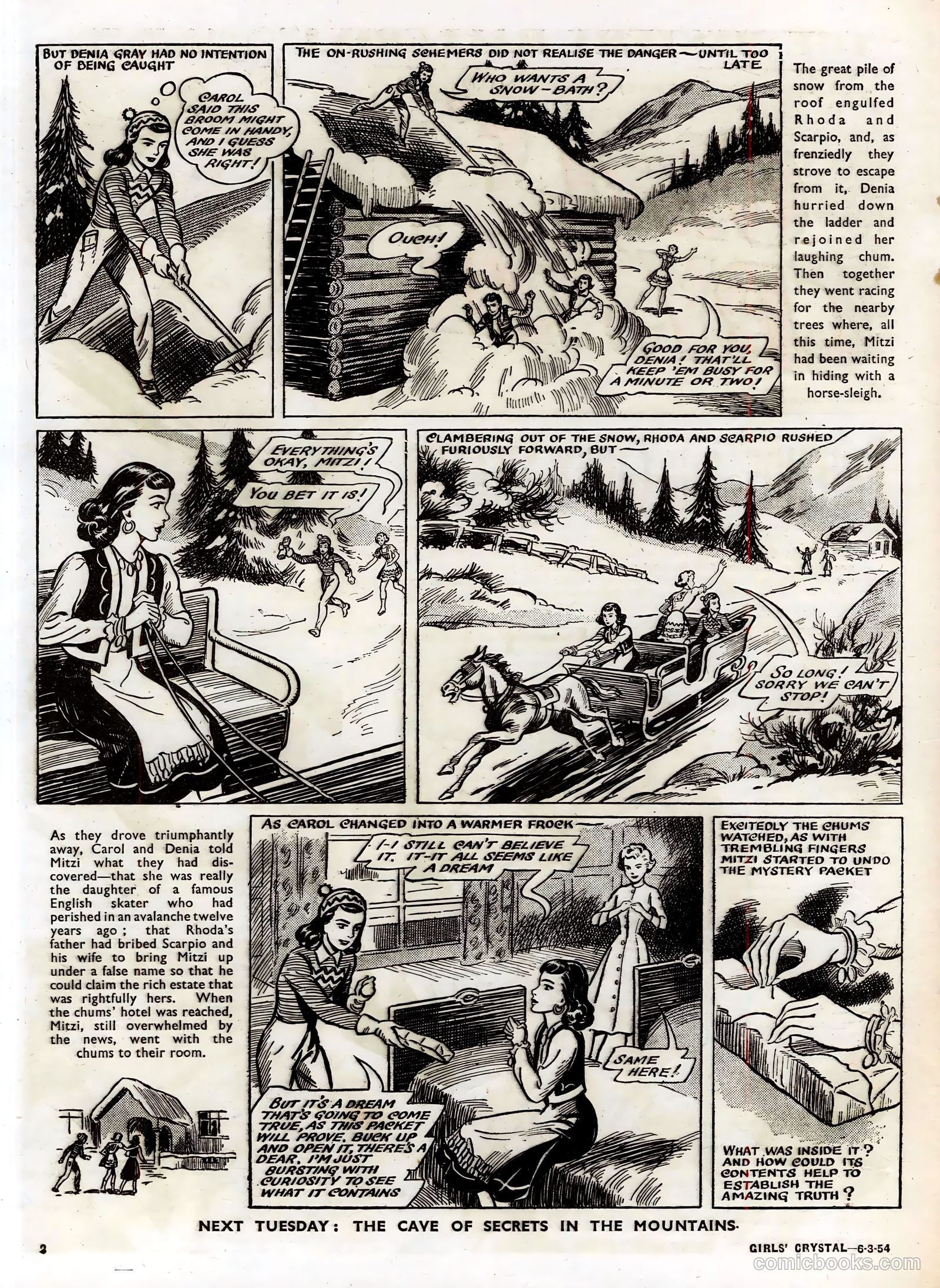Girls' Crystal #959 (1954) — page 2 of 20