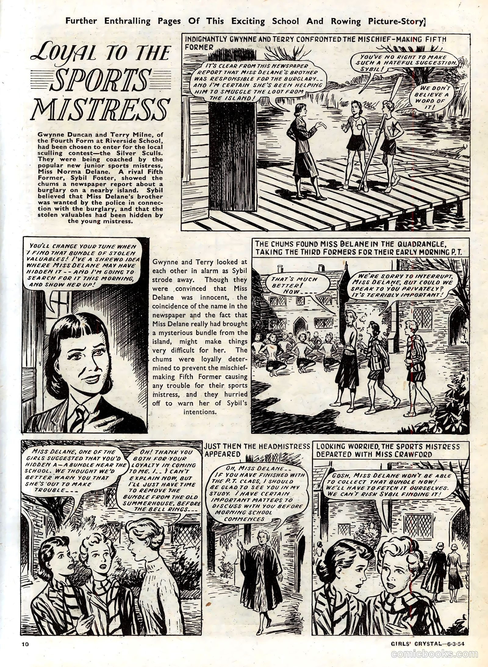 Girls' Crystal #959 (1954) — page 10 of 20
